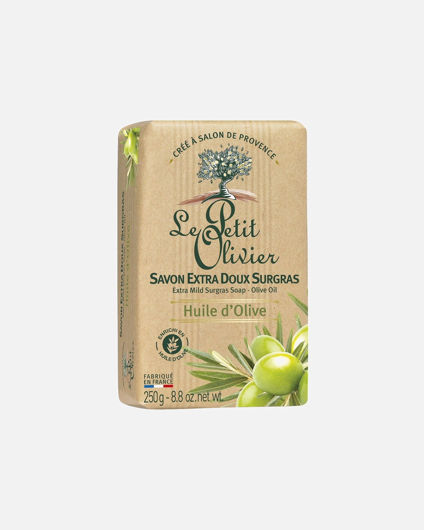 Savon pour les mains pour Unisexe Le Petit Olivier Extra Doux Surgras Huile d'Olive 250 g