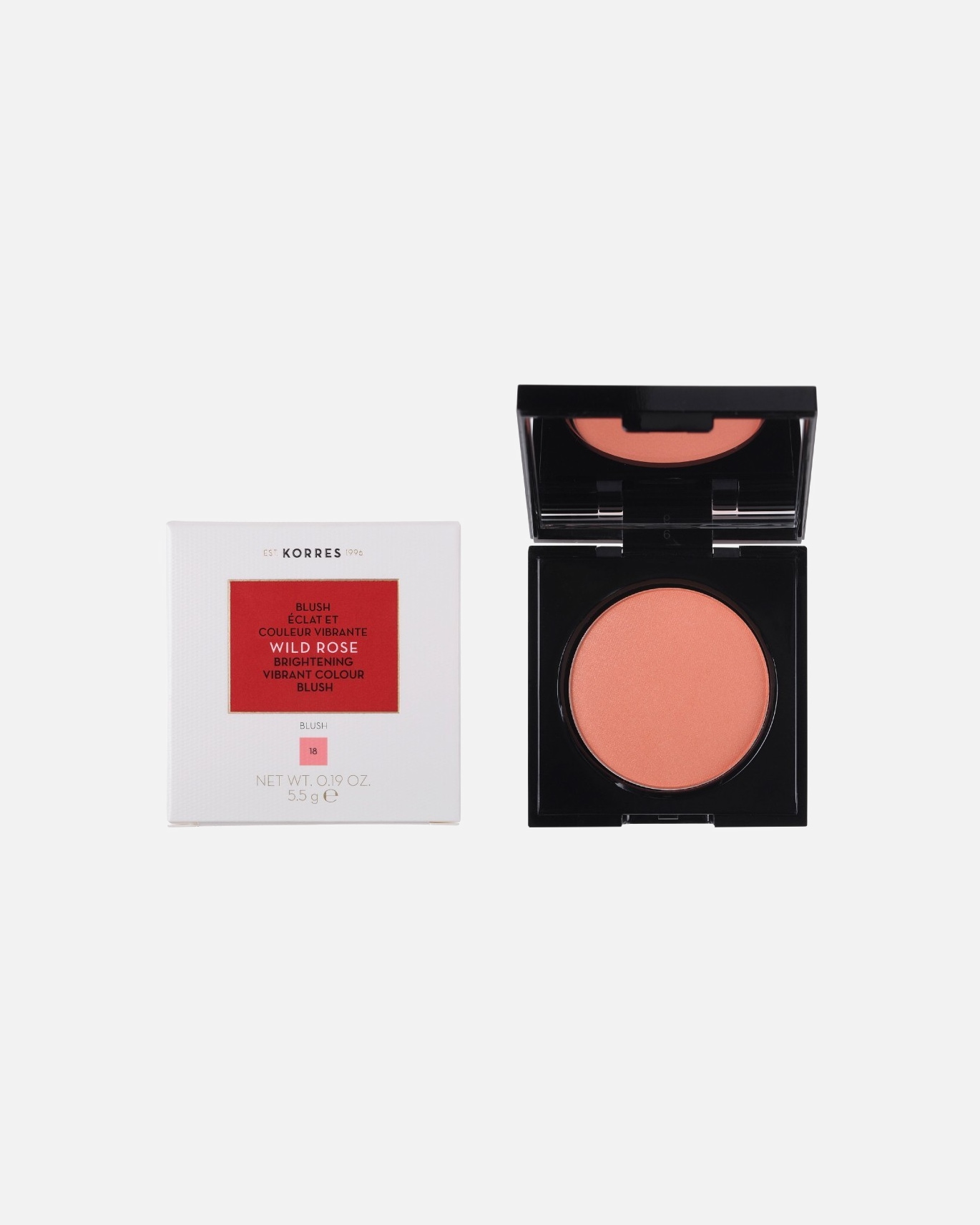 Blush pour Unisexe KORRES Blush Eclat & Couleur Vibrante N°18 Peach N°18 Peach