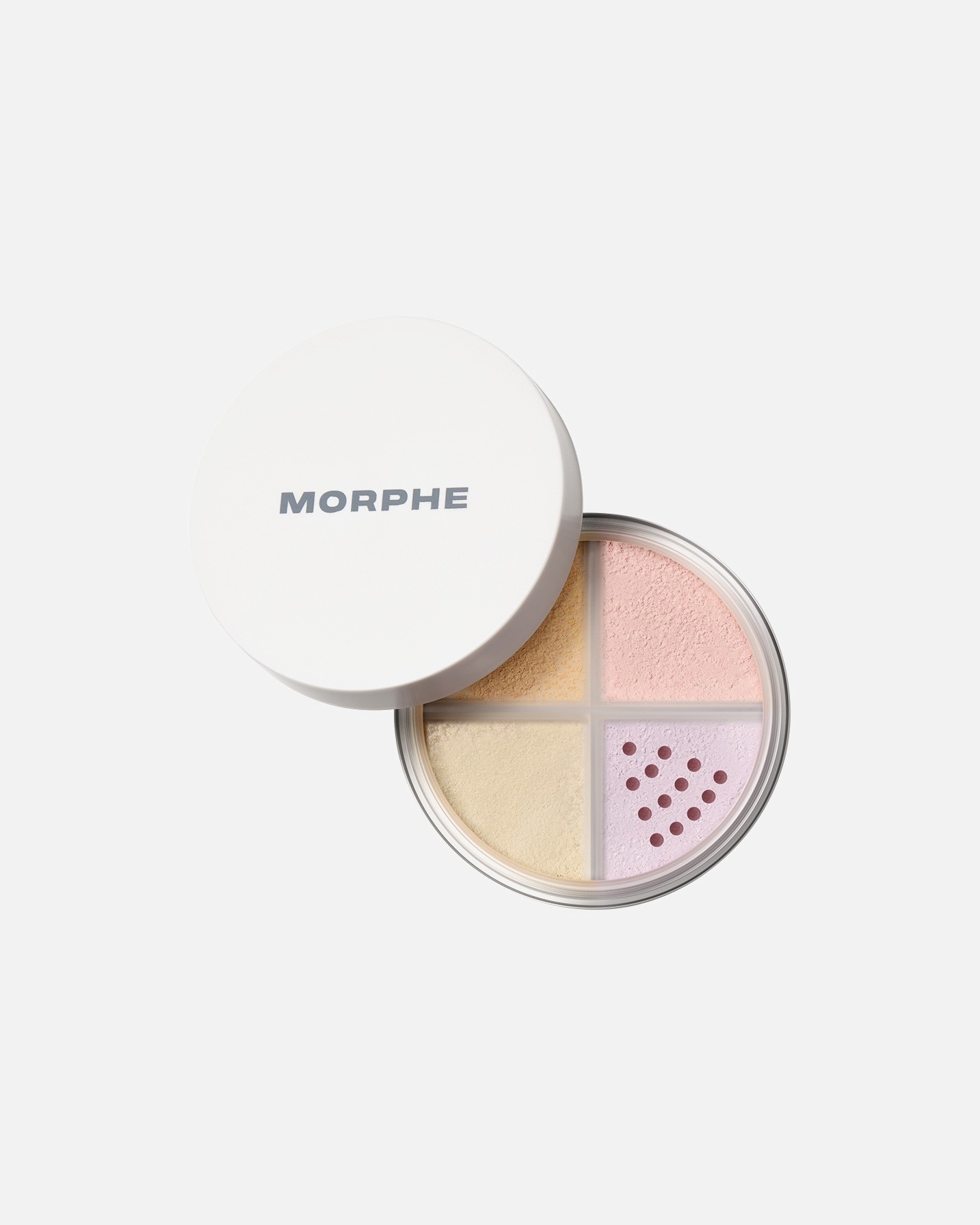 Poudre fixante pour Unisexe Morphe bake & set loose powder quad BRIGHT BALANCE