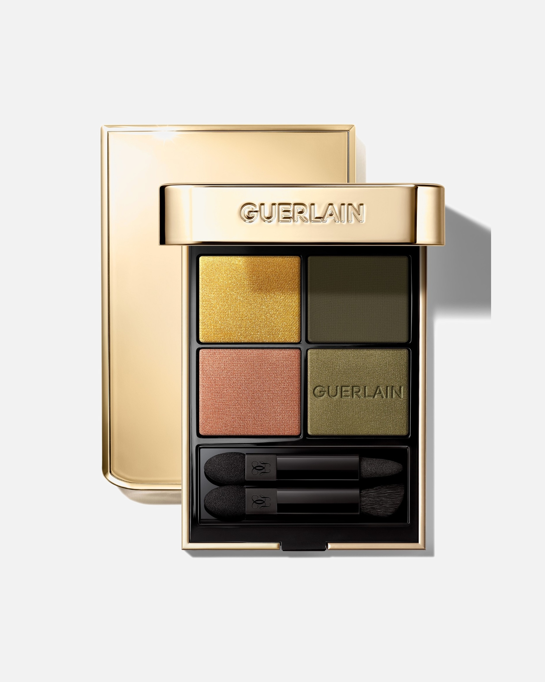 Ombre à paupières pour Unisexe Guerlain Ombre G Palette 4 couleurs 870 Emerald Feather