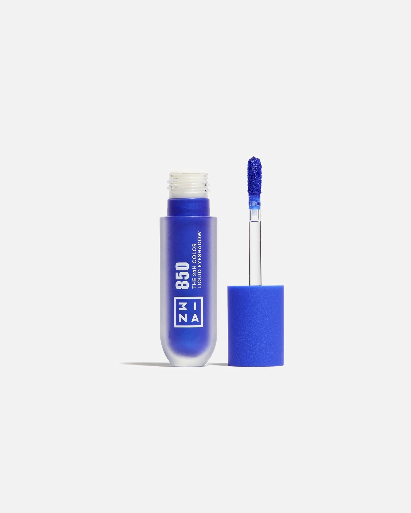Ombre à paupières pour Unisexe 3INA The 24H Color Liquid Glossy Eyeshadow 850 - Electric Blue