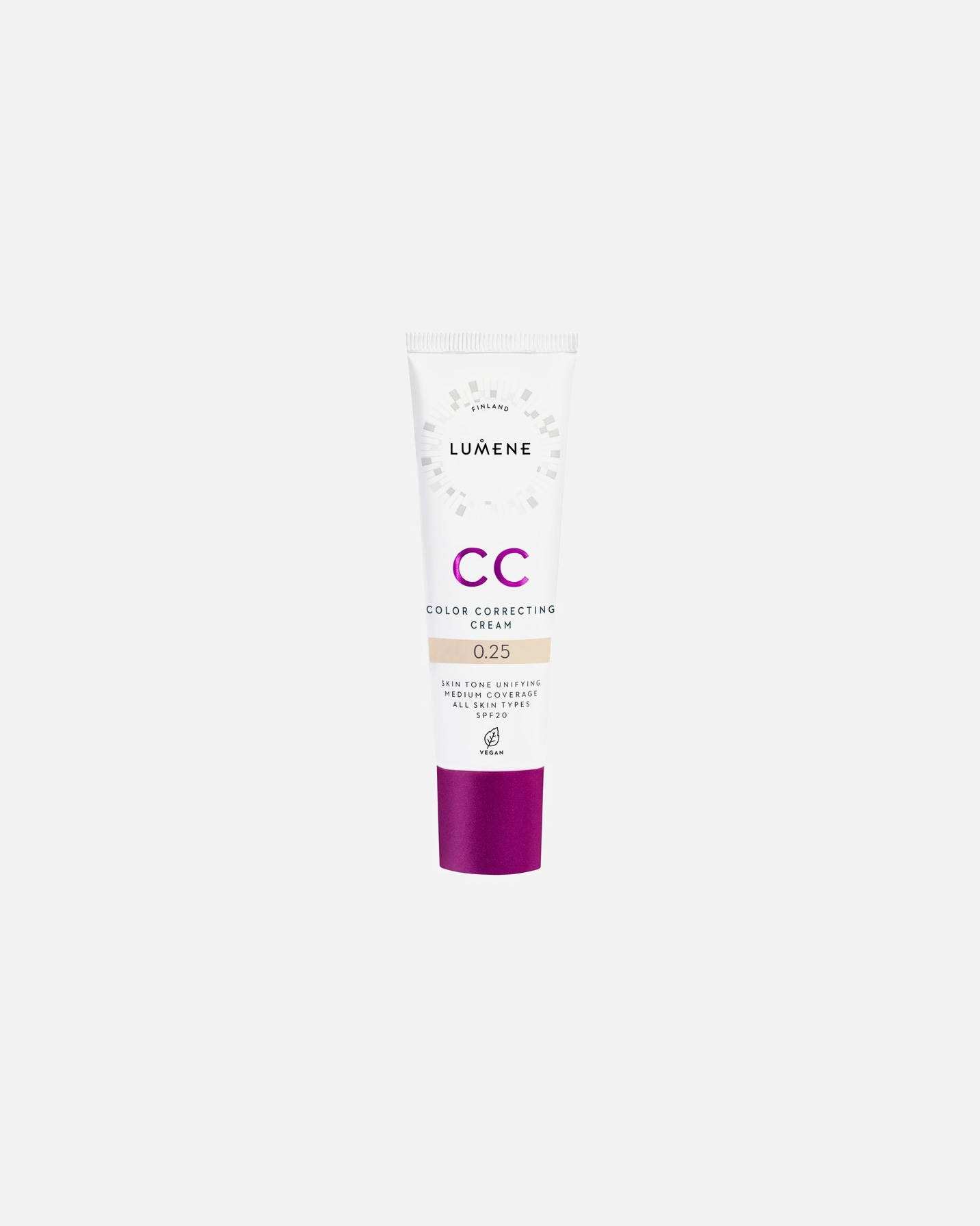 CC crème pour Unisexe Lumene Color Correcting Cream SPF20 0.25
