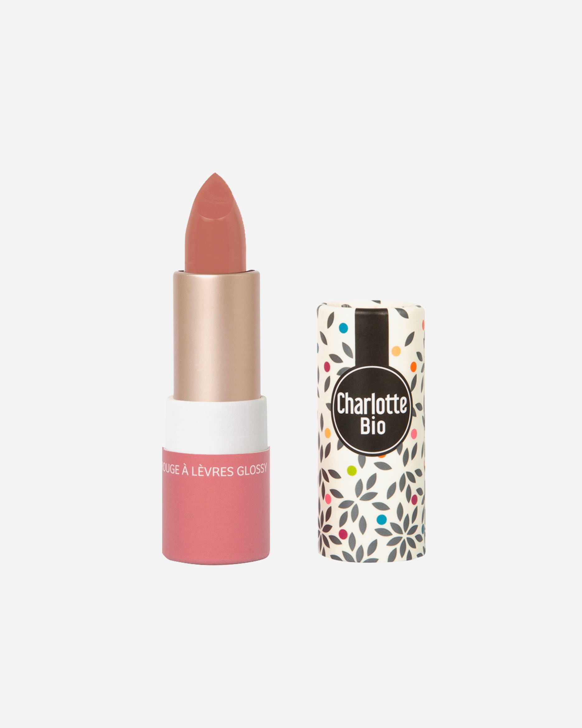 Rouge à lèvres pour Unisexe Charlotte Bio Rouge à lèvres glossy Bois de Rose