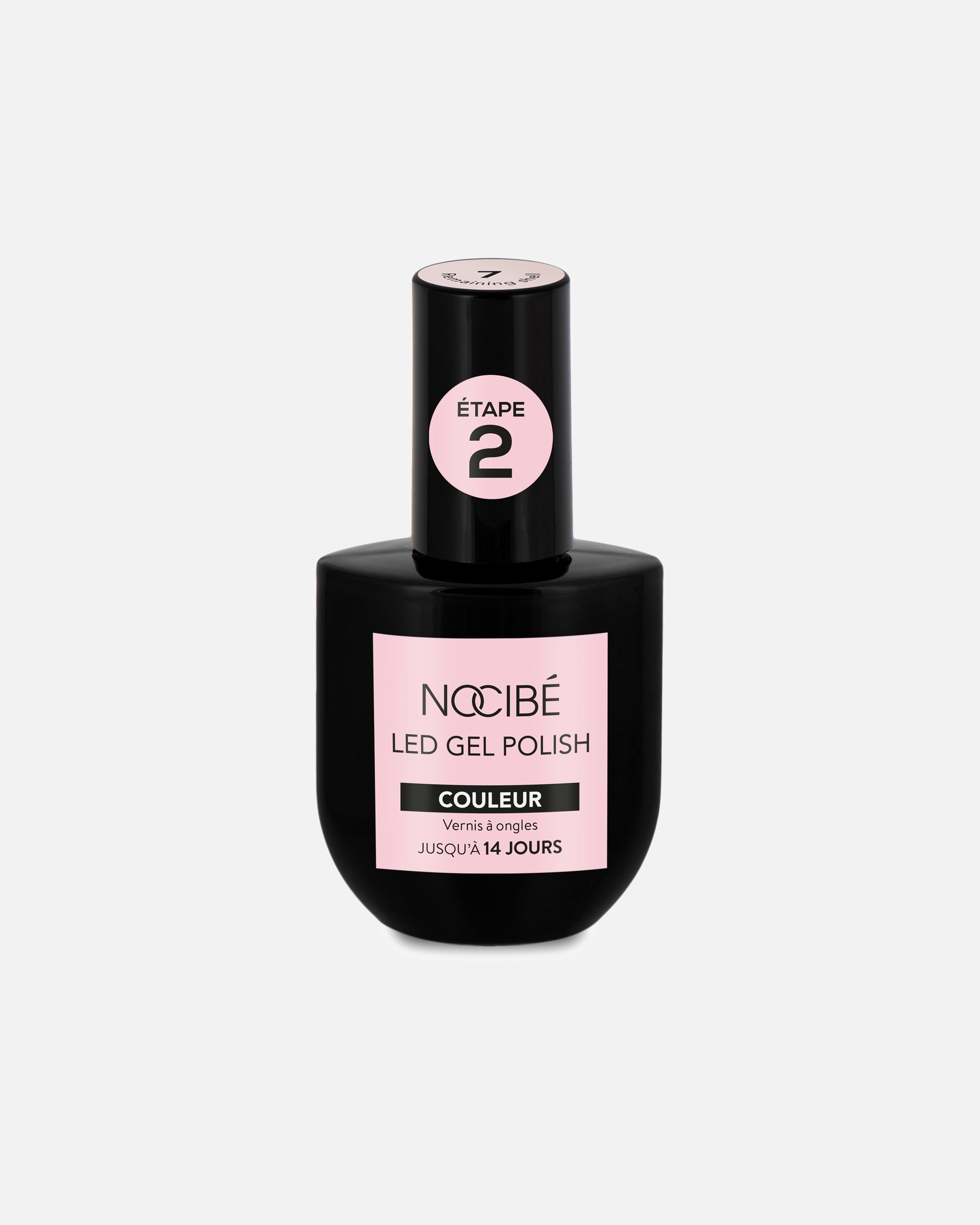 Vernis pour Unisexe Nocibé Ligne de marque standard Led gel polish - Vernis couleur semi permanent 7 - REMAINING SHELL