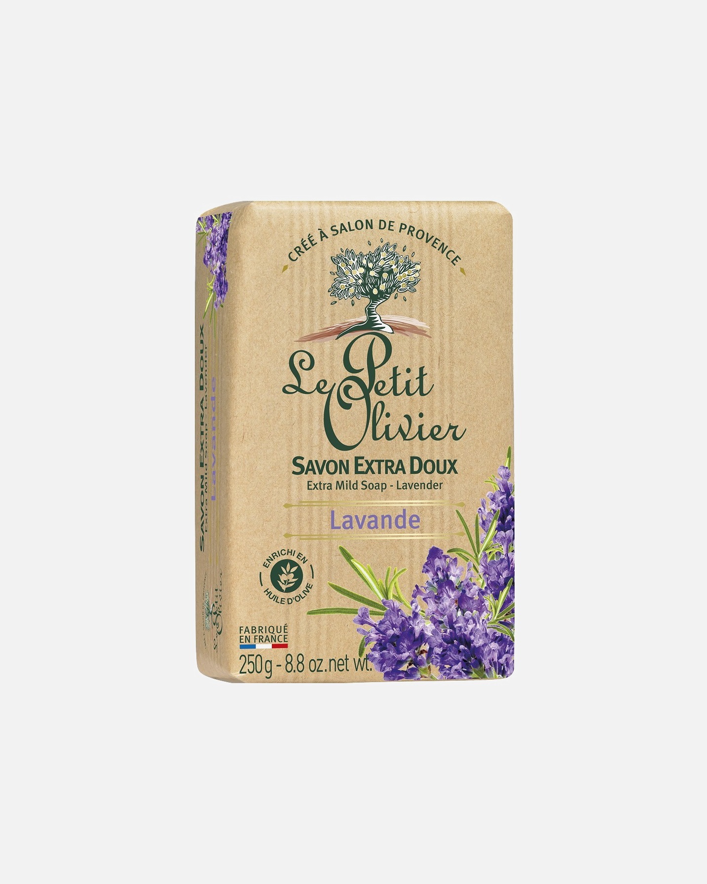 Savon pour les mains pour Unisexe Le Petit Olivier Extra Doux Parfum Lavande 250 g