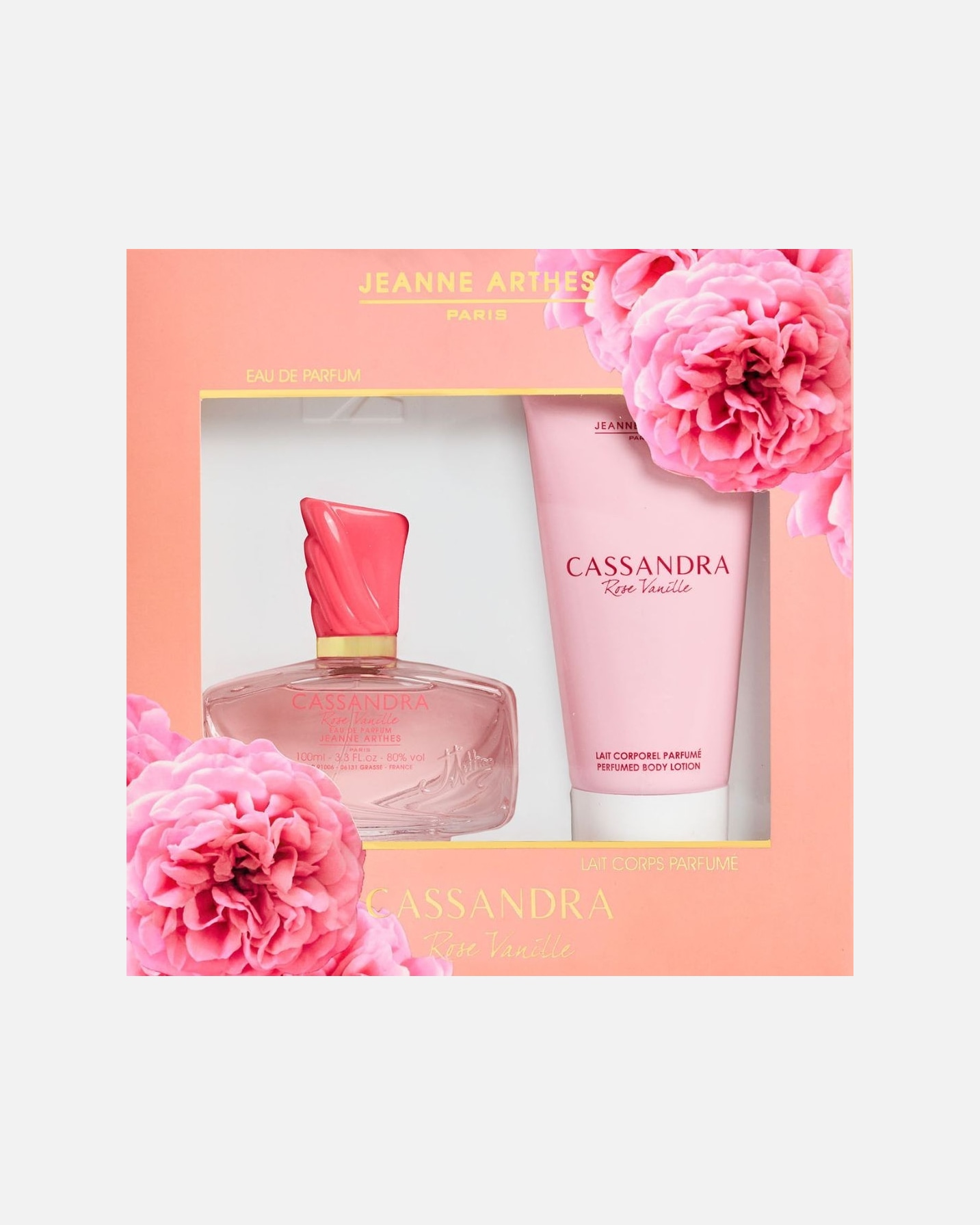Coffret parfum pour Femme Jeanne Arthes Cassandra Rose Vanille 1 unité