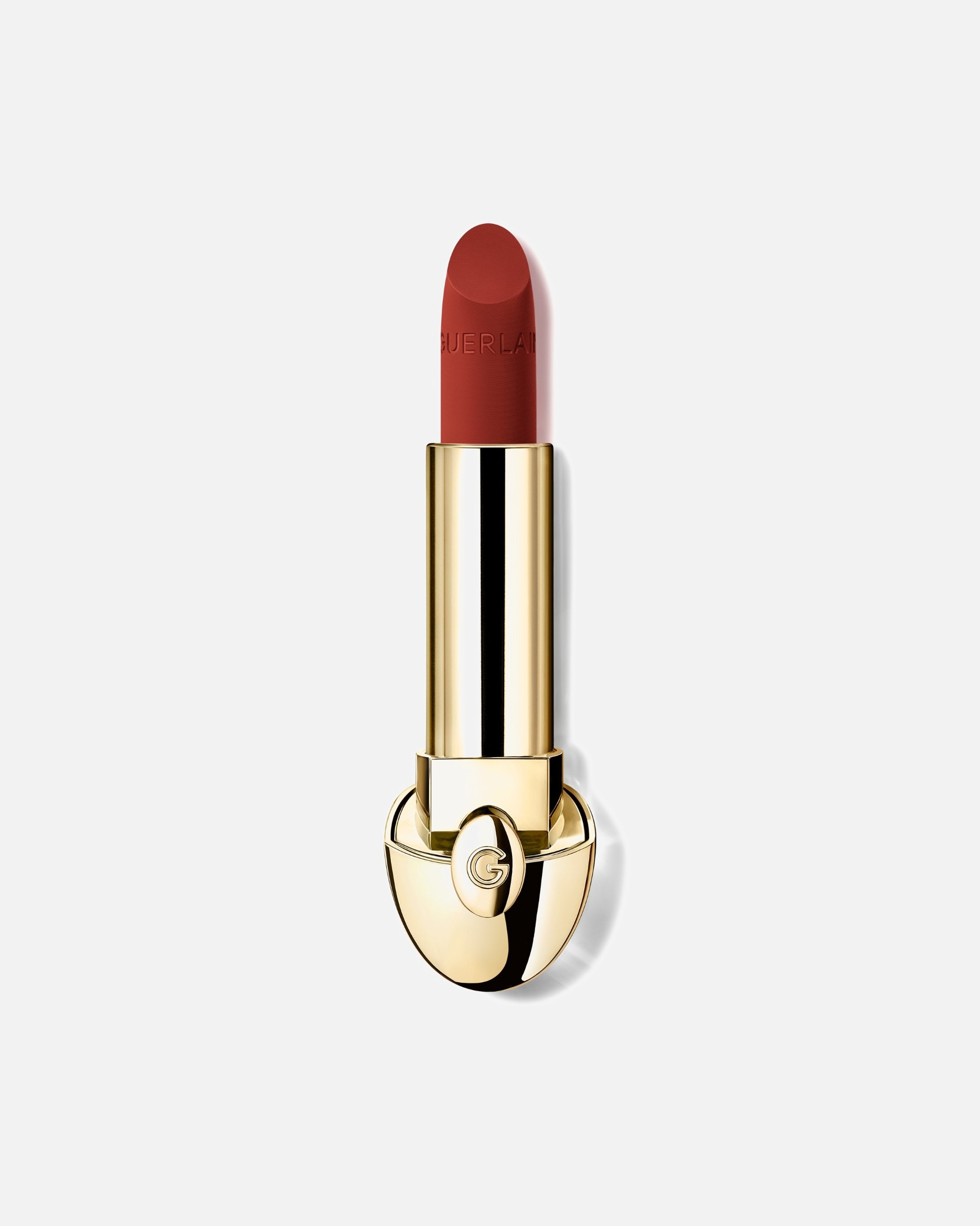 Rouge à lèvres pour Unisexe Guerlain Rouge G Soin Personnalisable Velvet - Recharge 555 Le Brique Ambré