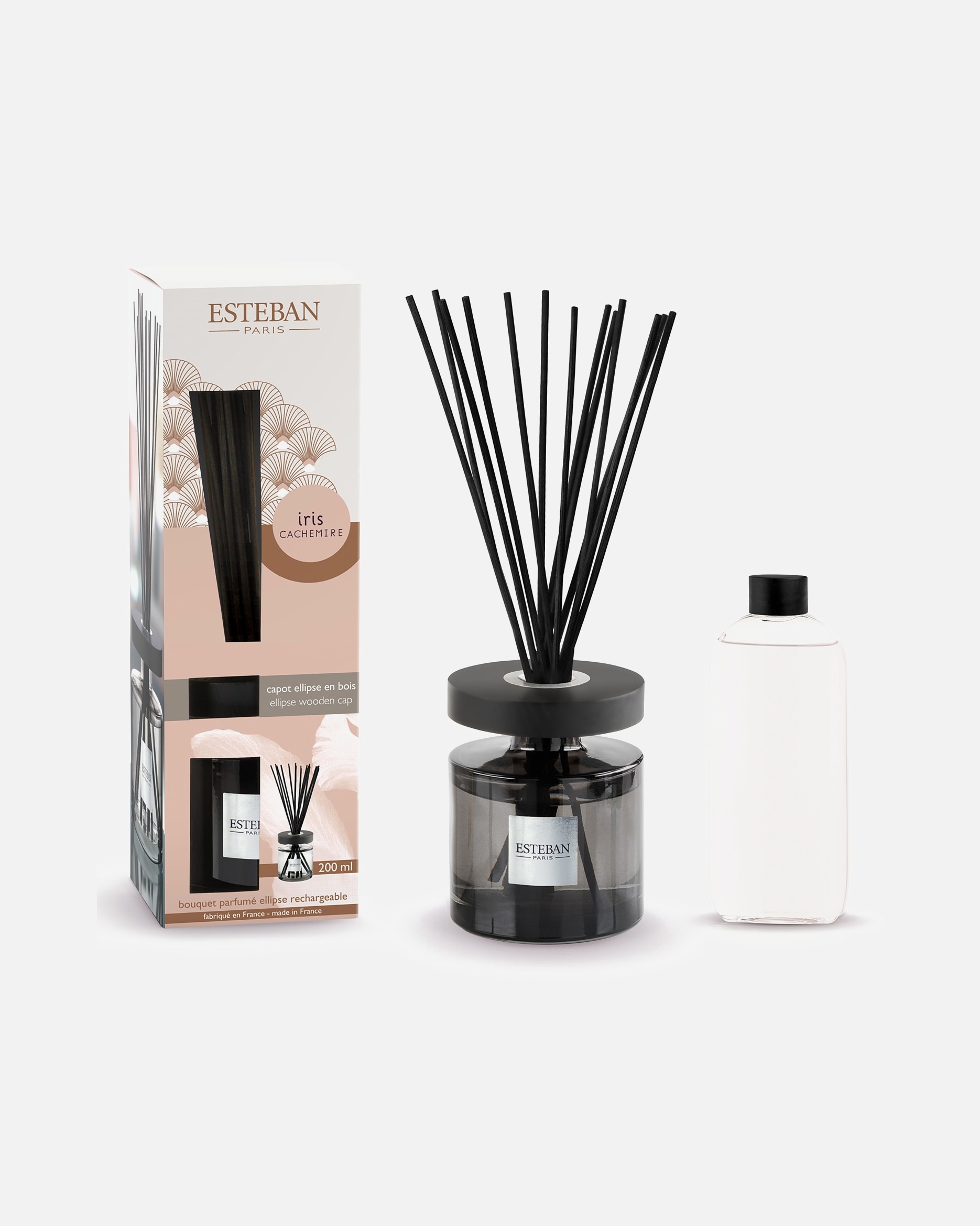 Parfum d'ambiance pour Unisexe Esteban BOUQUET PARFUMÉ ELLIPSE IRIS CACHEMIRE 200 ml