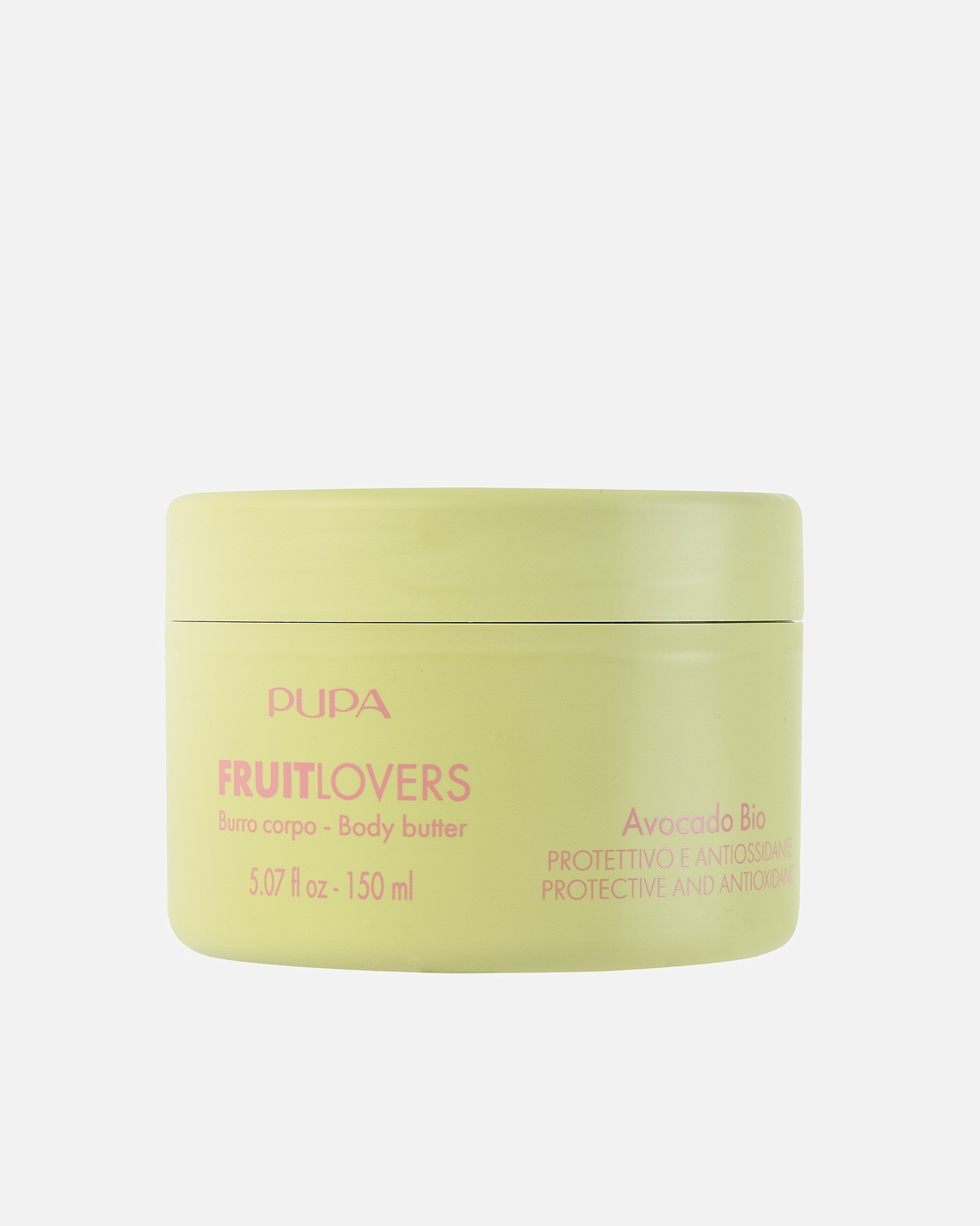 Crème pour le corps pour Unisexe PUPA Milano Beurre pour le corps avocat bio 150 ml