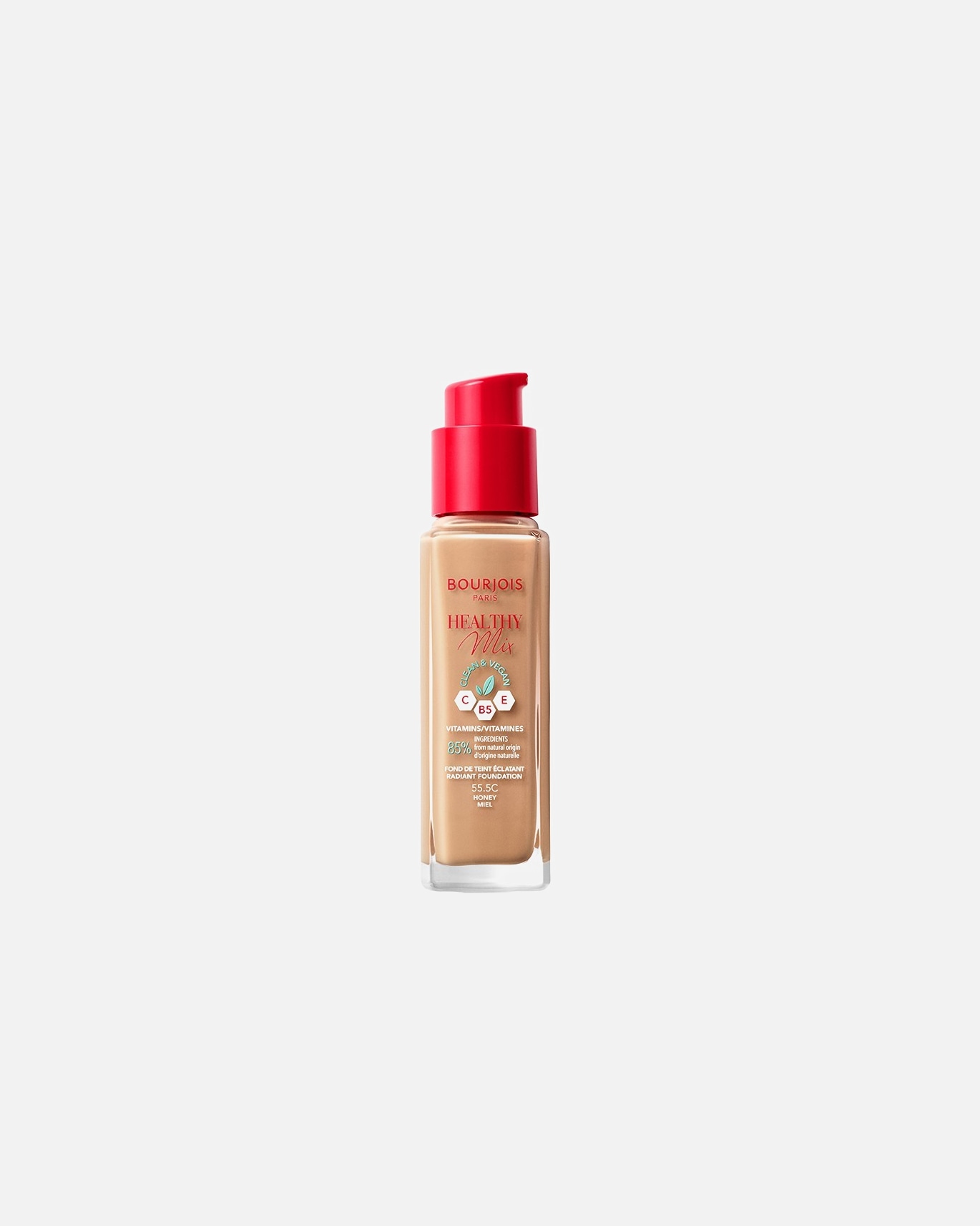 Fond de teint pour Femme Bourjois HEALTHY MIX CLEAN 55.5 Honey