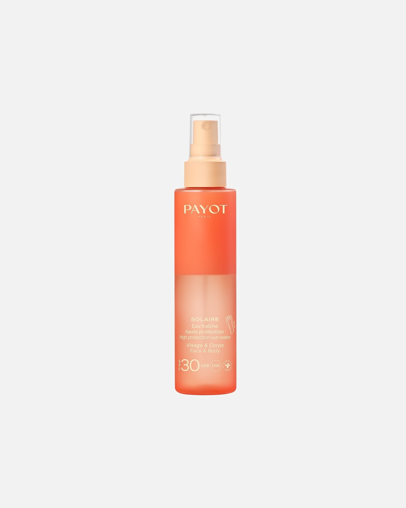 Spray solaire pour Unisexe Payot Eau Fraîche Haute Protection Visage & Co rps Spf30 150 ml