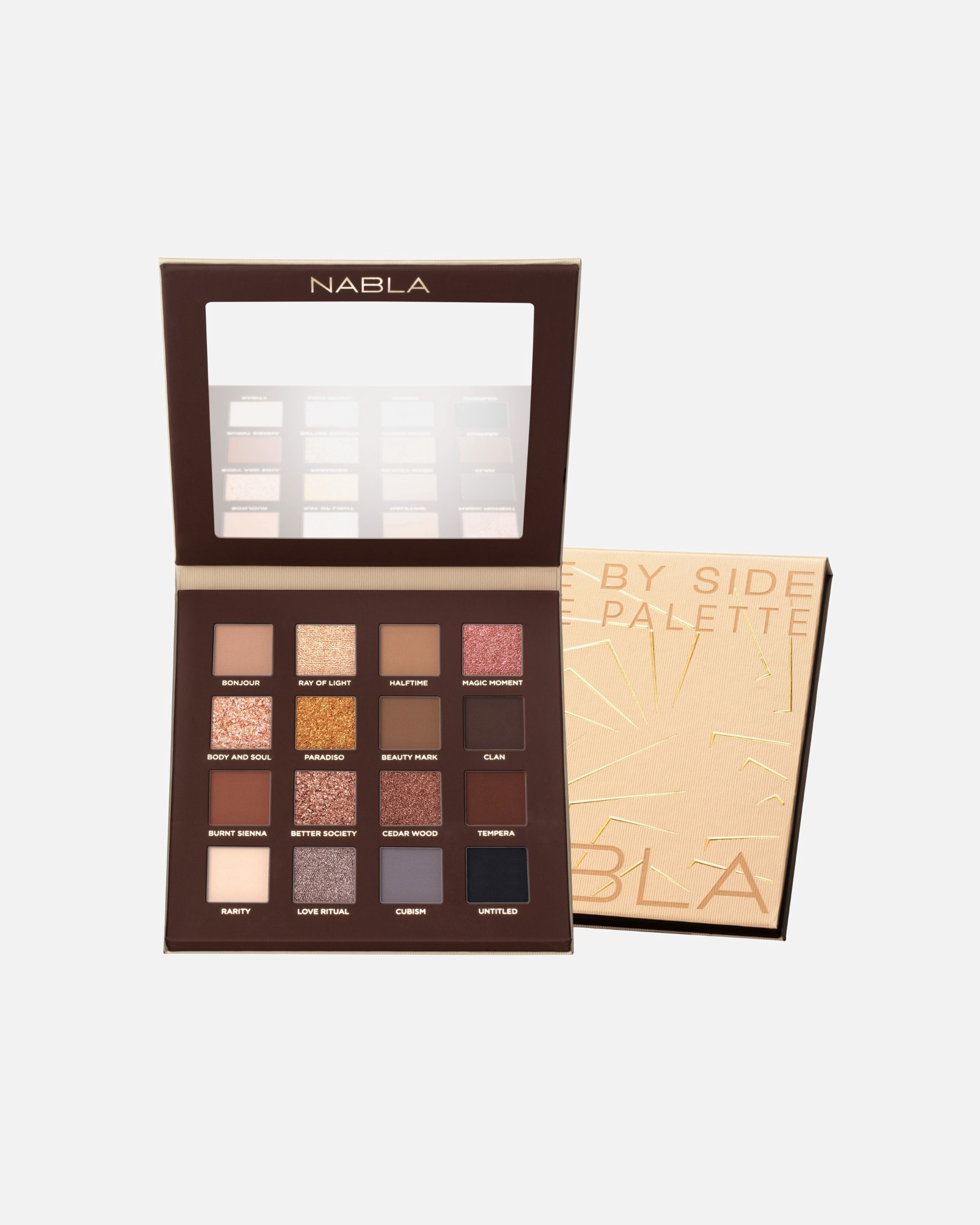 Ombre à paupières pour Unisexe NABLA Default Brand Line Side By Side Nude Palette Baby 12 NUDE PALETTE