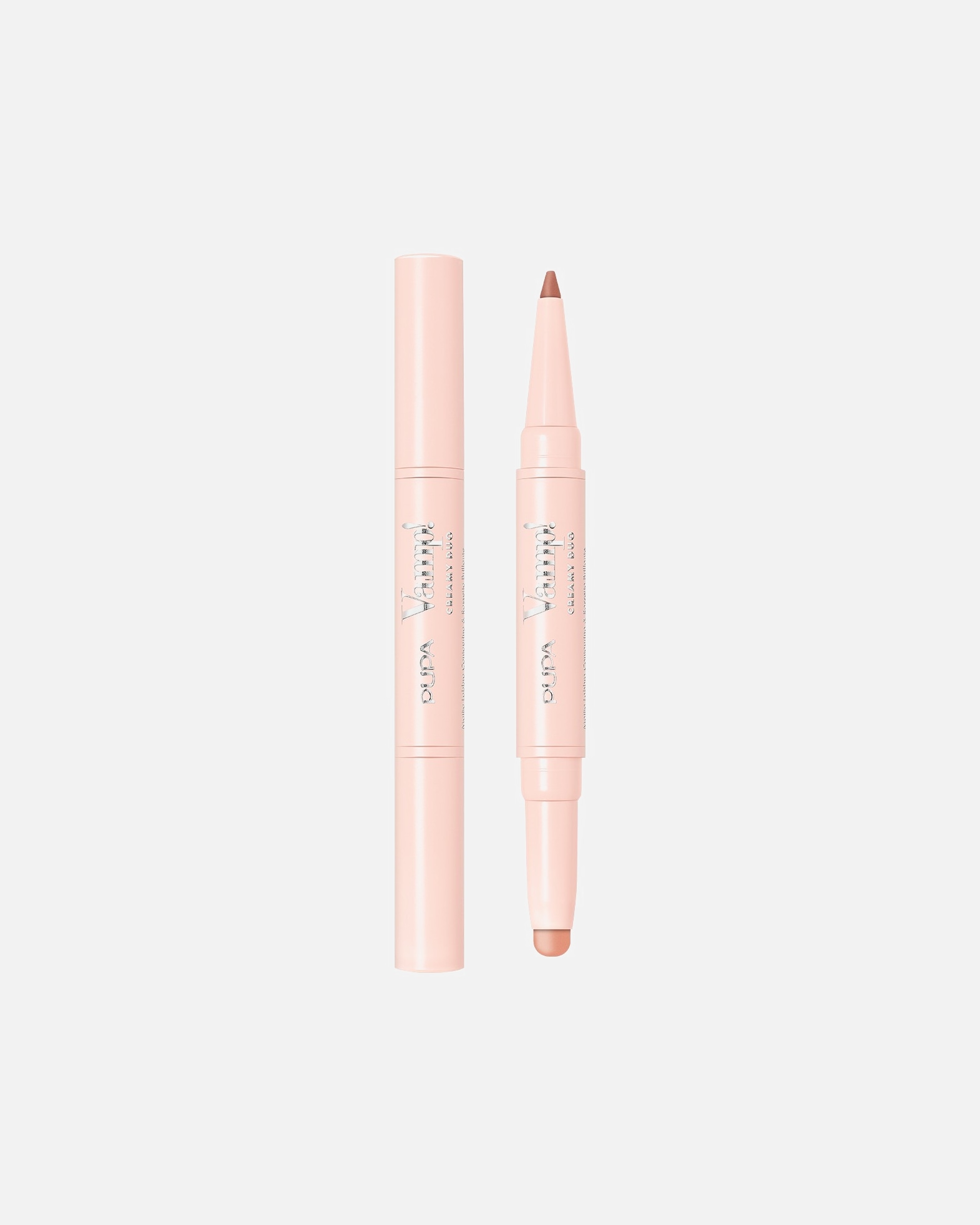 Crayon à lèvres pour Unisexe PUPA Milano VAMP! CREAMY DUO FAIR NUDE