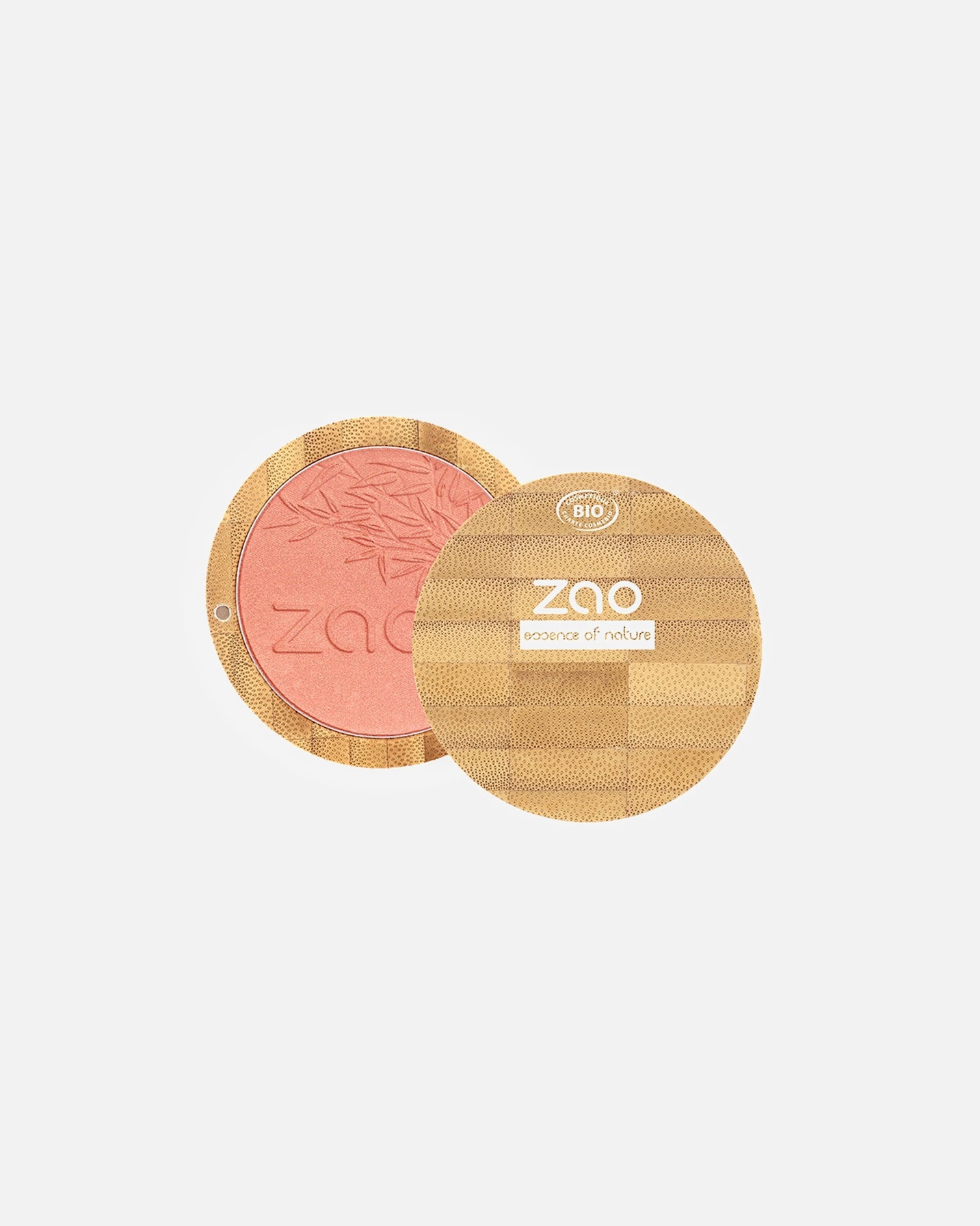 Blush pour Unisexe ZAO Fard à joues compact en bambou 327 - ROSE CORAIL