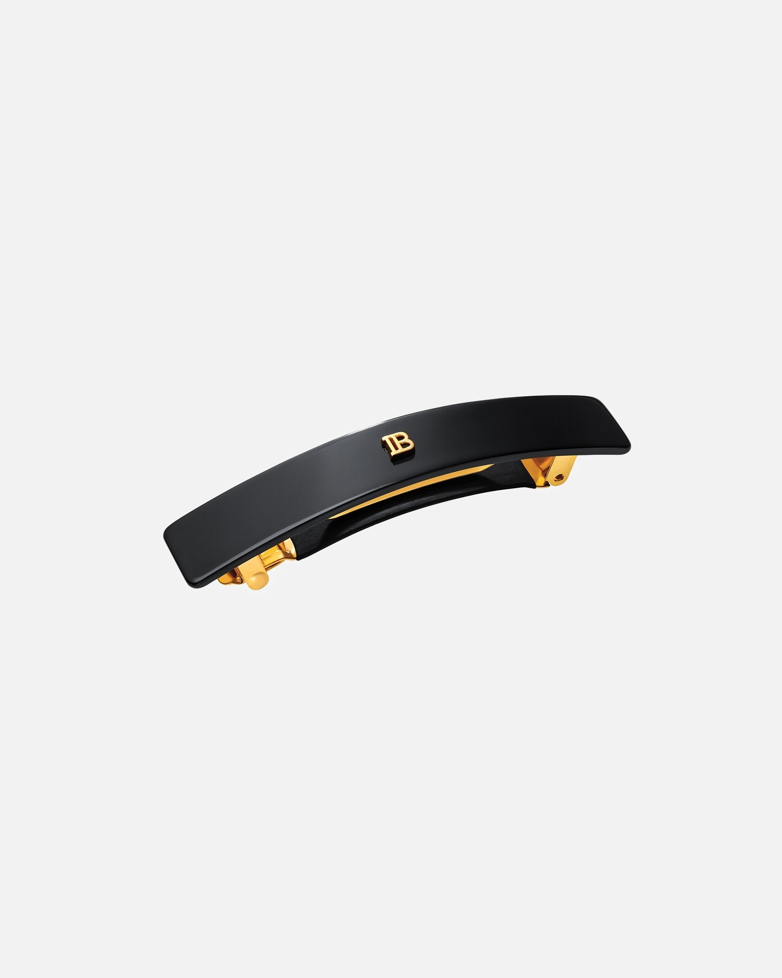 Barrette pour Unisexe Balmain Hair Couture HC Cellulose Acetate Barrette pour Cheveux Medium Black HC Cellulose Acetate Barrette pour Cheveux Medium Black