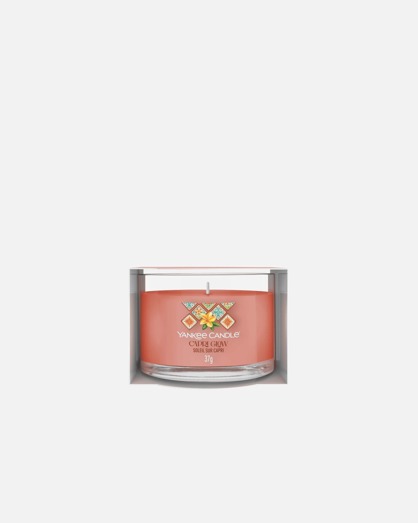 Bougie pour Unisexe YANKEE CANDLE SIGNATURE SINGLE VOTIVE EN VERRE SOLEIL SUR CAPRI 37 g