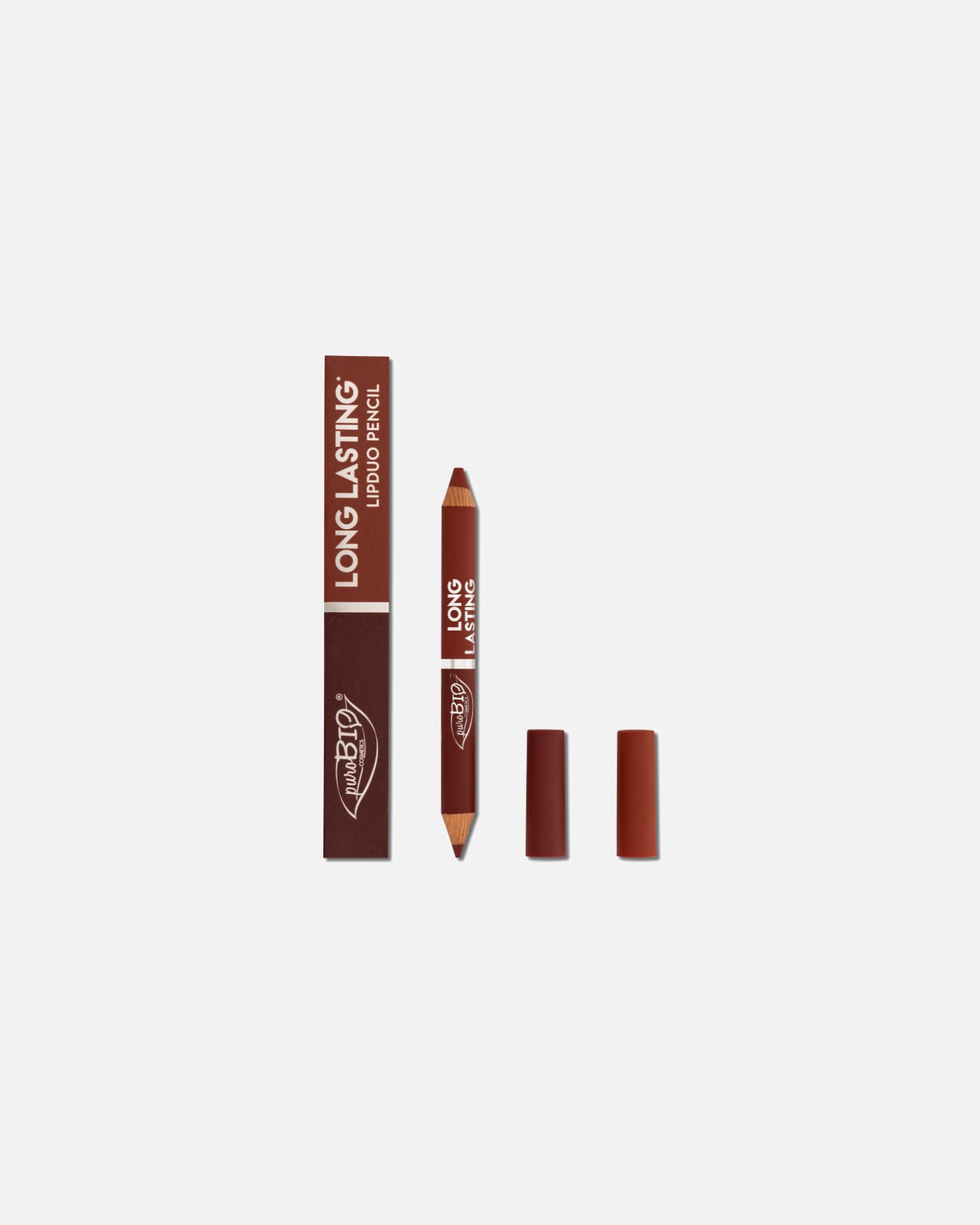 Crayon à lèvres pour Unisexe Purobio Duo long lasting Nude pêche 105L