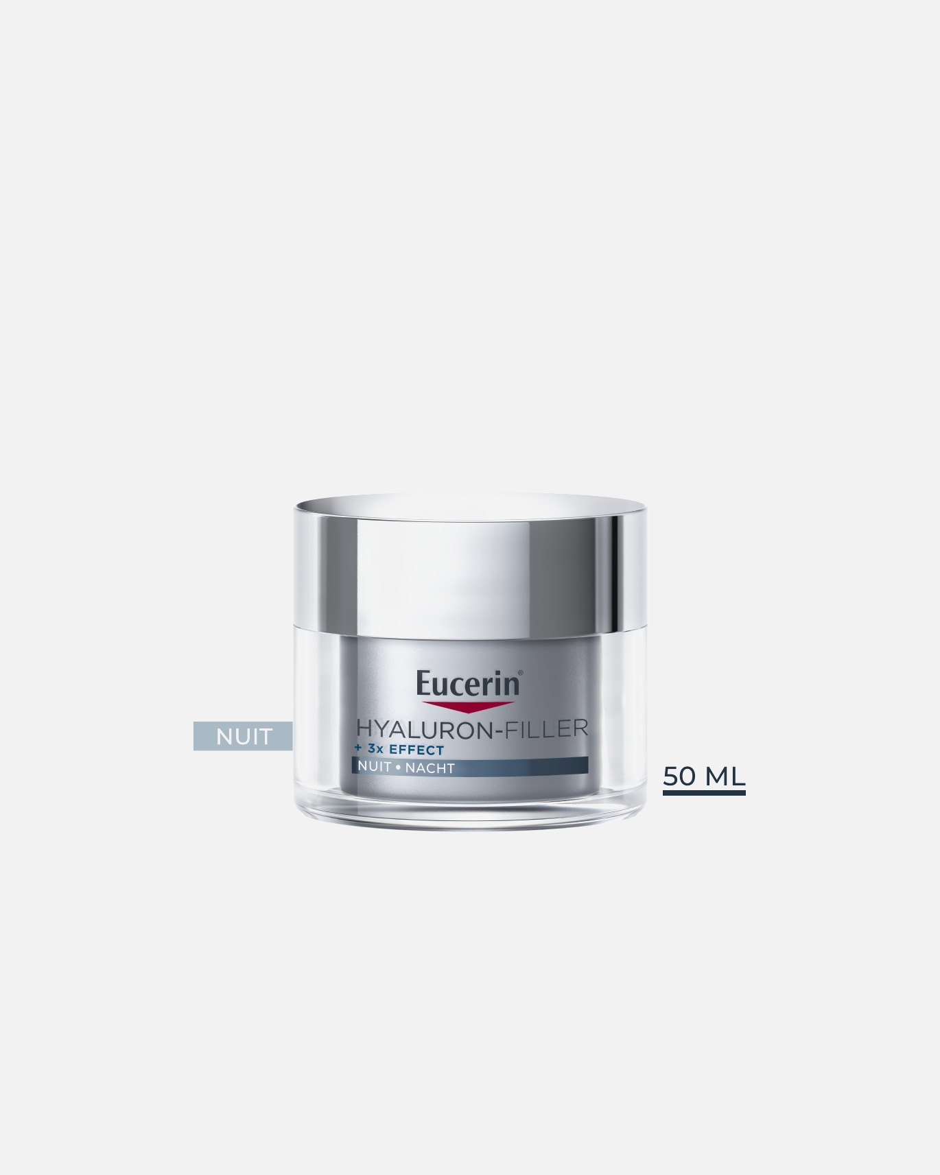 Crème de nuit pour Unisexe Eucerin HYALURON-FILLER + 3x EFFECT Soin de Nuit 50 ml