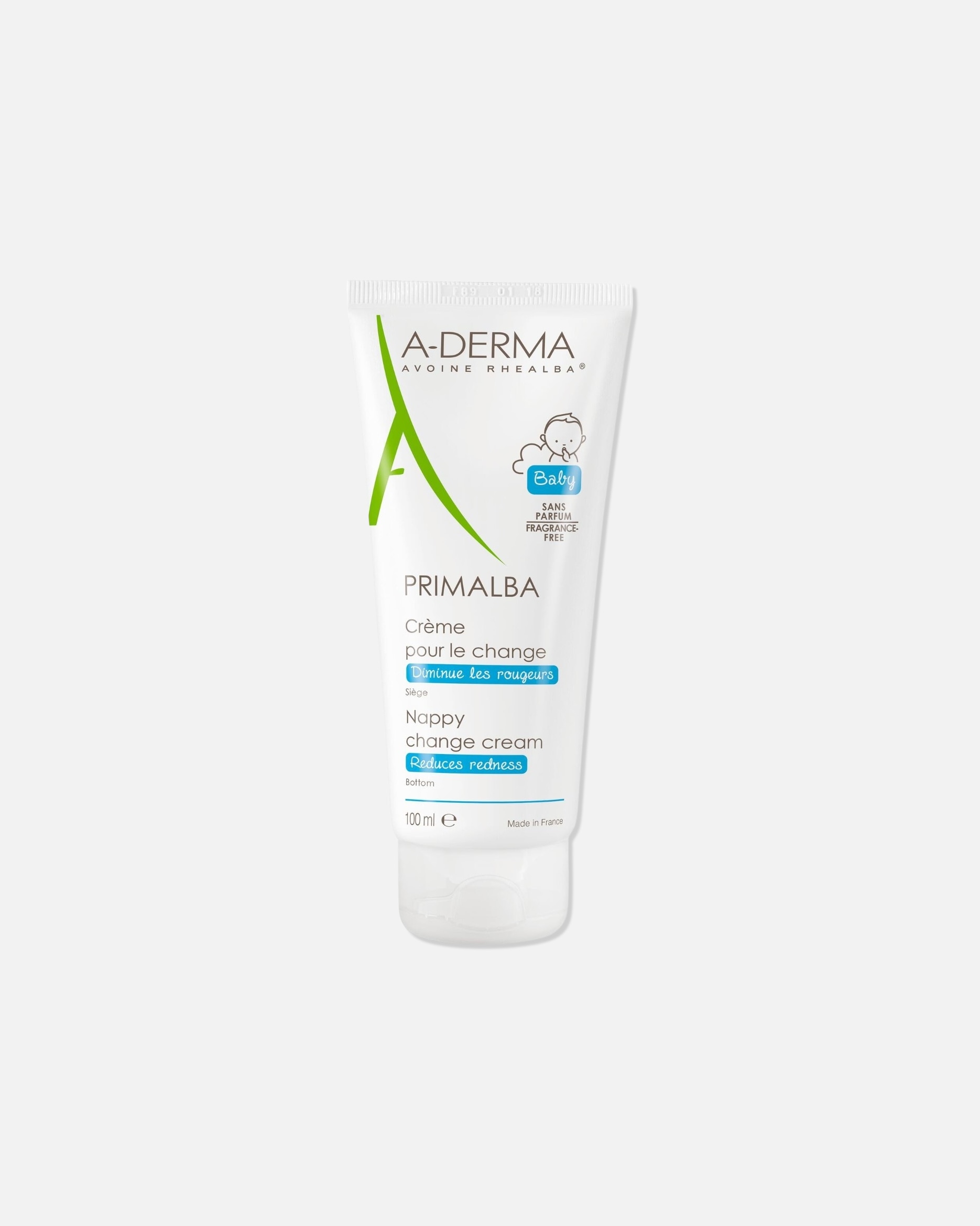 Crème pour le corps pour Unisexe A-DERMA Crème bébé pour le change 100 ml
