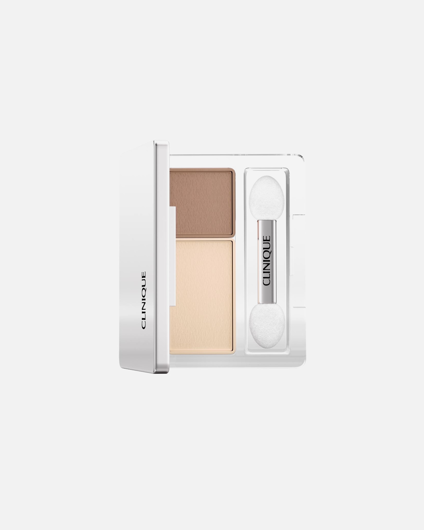 Ombre à paupières pour Unisexe Clinique All About Shadow™ - Palette 2 couleurs 4 - IVORY BISQUE/ BRONZE SATIN