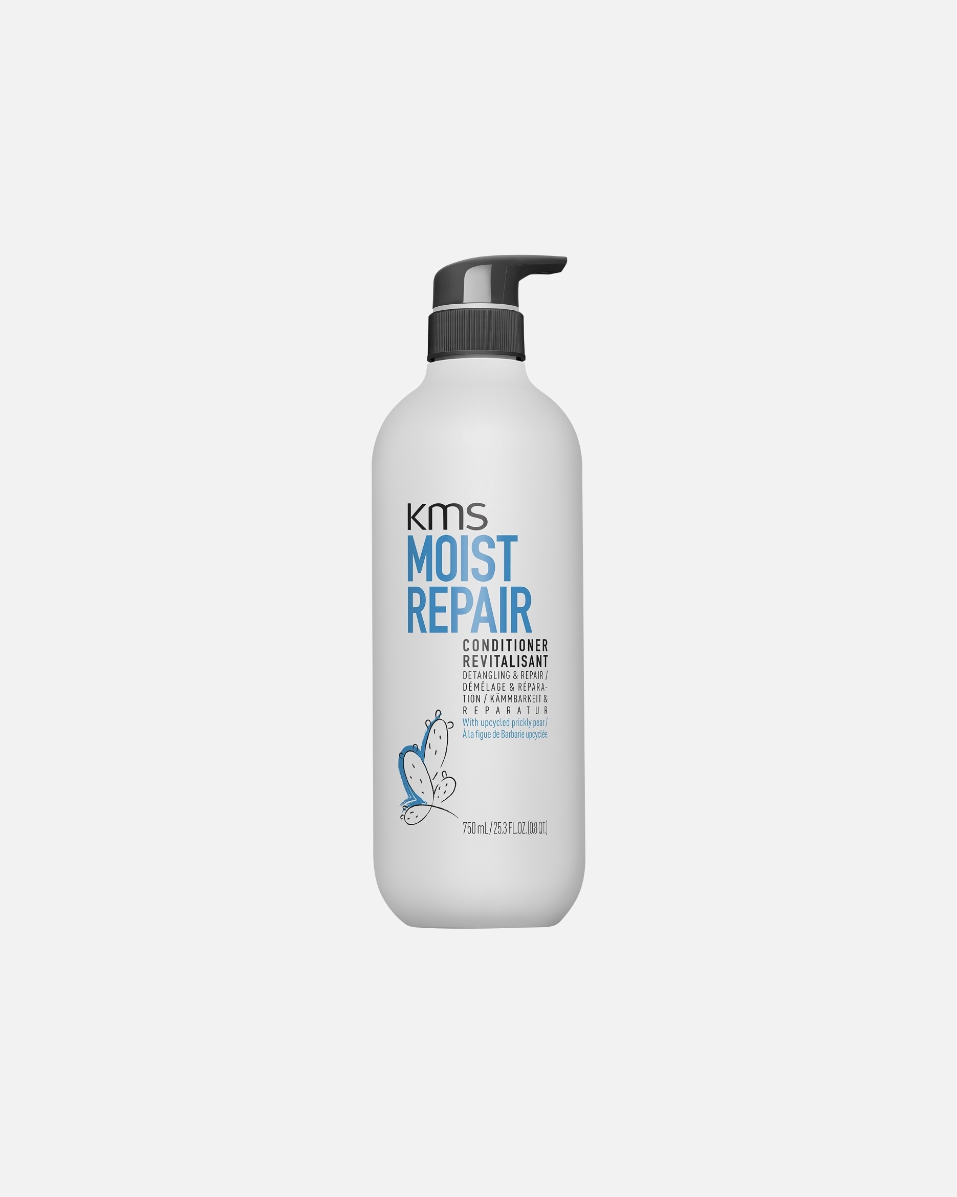 Après-shampooing pour Unisexe KMS Moist Repair Pouch 750 ml