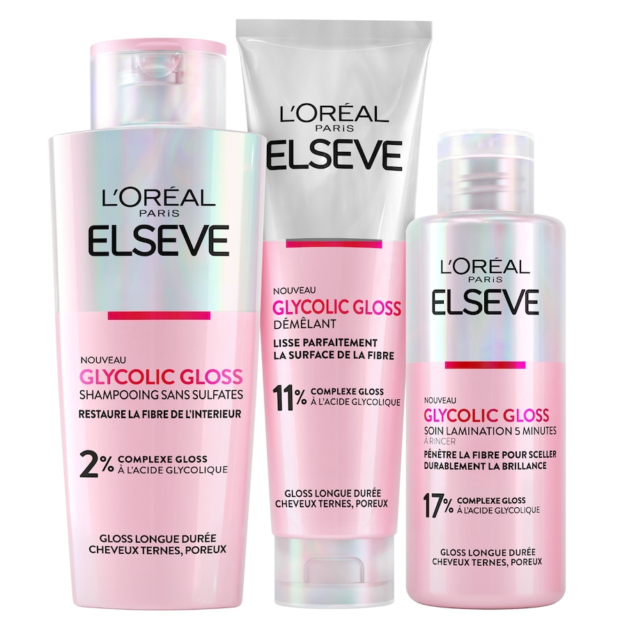 L Oréal Paris - Elseve Glycolic Gloss La Routine Coffrets soin cheveux 1 pieces female