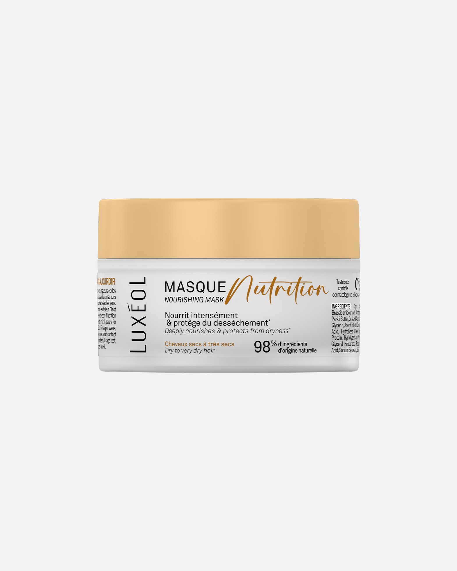 Masque capillaire pour Unisexe Luxéol Masque Nutrition 200 ml