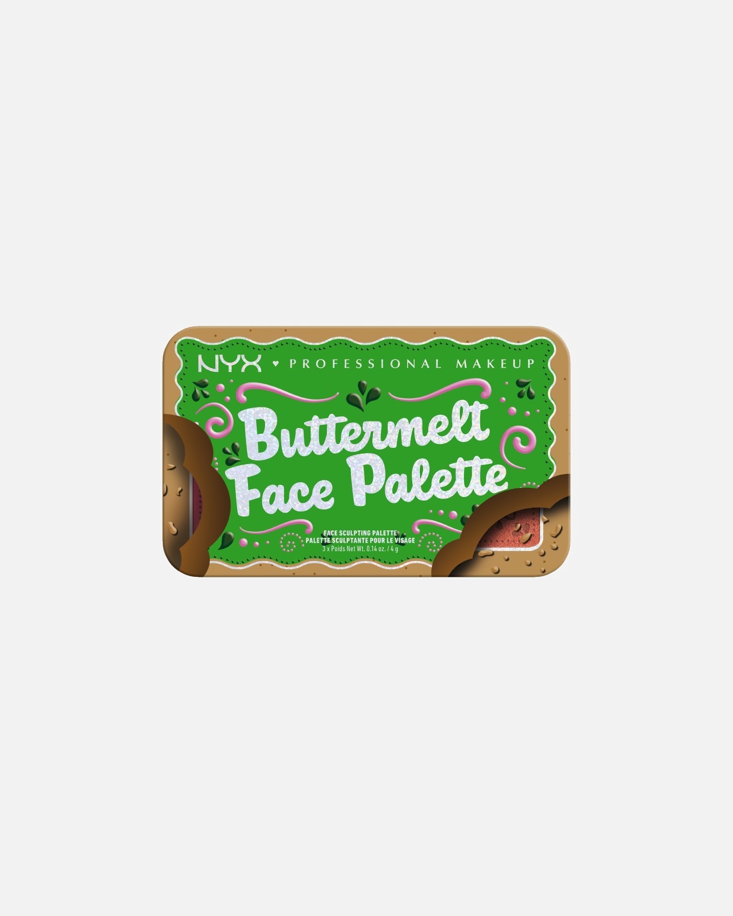 Blush pour Unisexe NYX Professional Makeup Holiday Collection Buttermelt Face Palette Dark