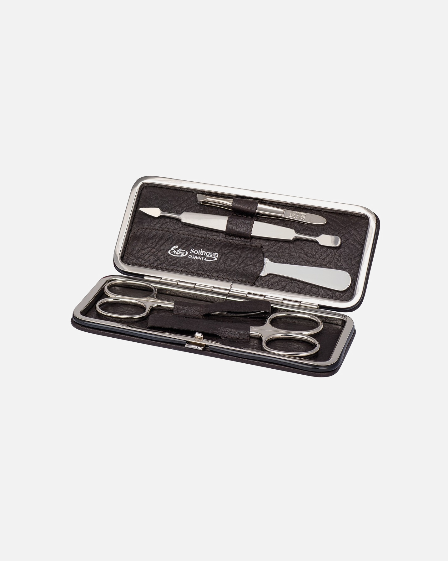 Étui pour Unisexe ERBE Siena Set de manucure Étui à branches série Siena 5 pcs. Set de manucure Étui à branches série Siena 5 pcs.