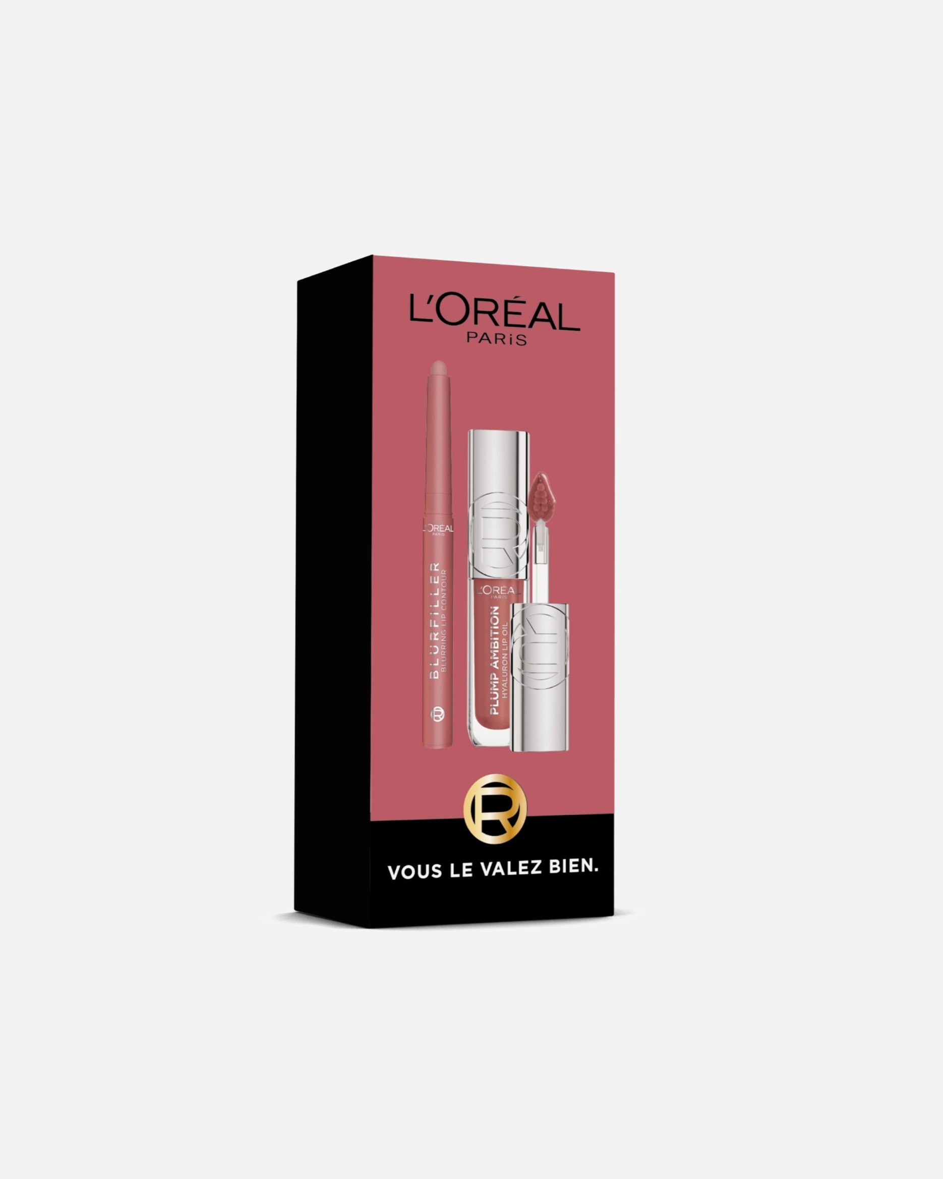 Coffret de maquillage pour les lèvres pour Unisexe L’Oréal Paris Plump Ambition Rose chaud