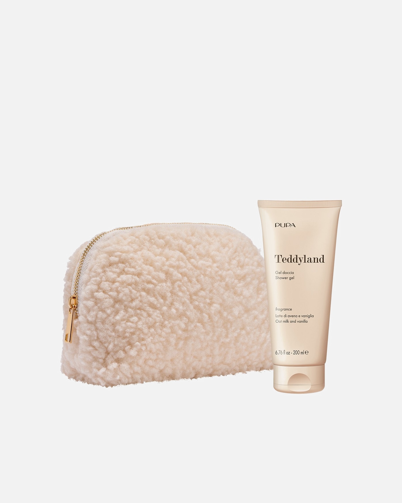 Gel douche pour Femme PUPA Milano Teddyland 002 - LATTE DI AVENA E VANIGLIA