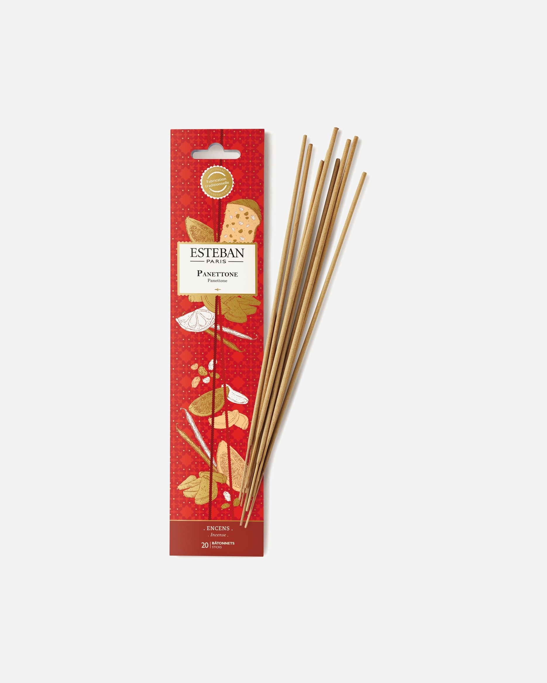 Parfum d'ambiance pour Unisexe Esteban Encens indiens panettone 12 unité