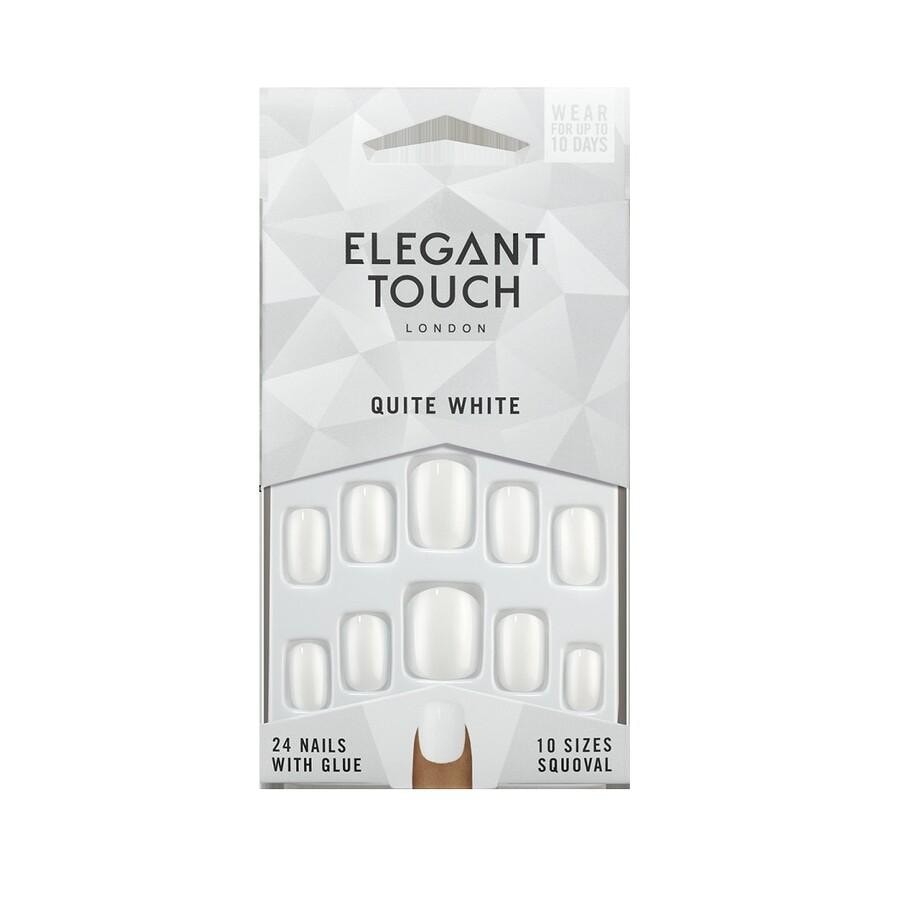 Elegant Touch - Quite White Nail art 24 pieces unisex