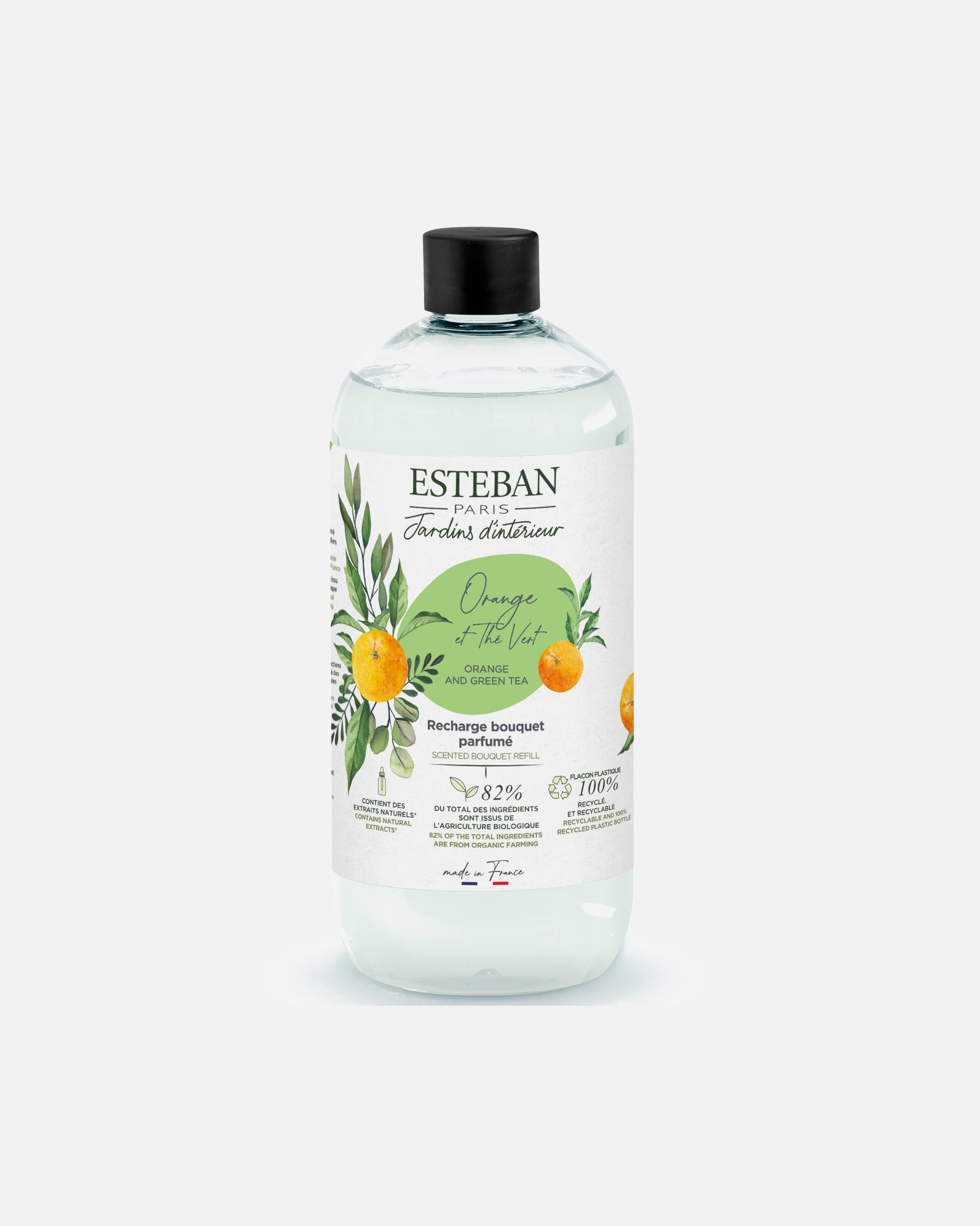 Parfum d'ambiance pour Unisexe Esteban RECHARGE POUR BOUQUET PARFUMÉ ORANGE ET THE VERT 500 ml - Recharge