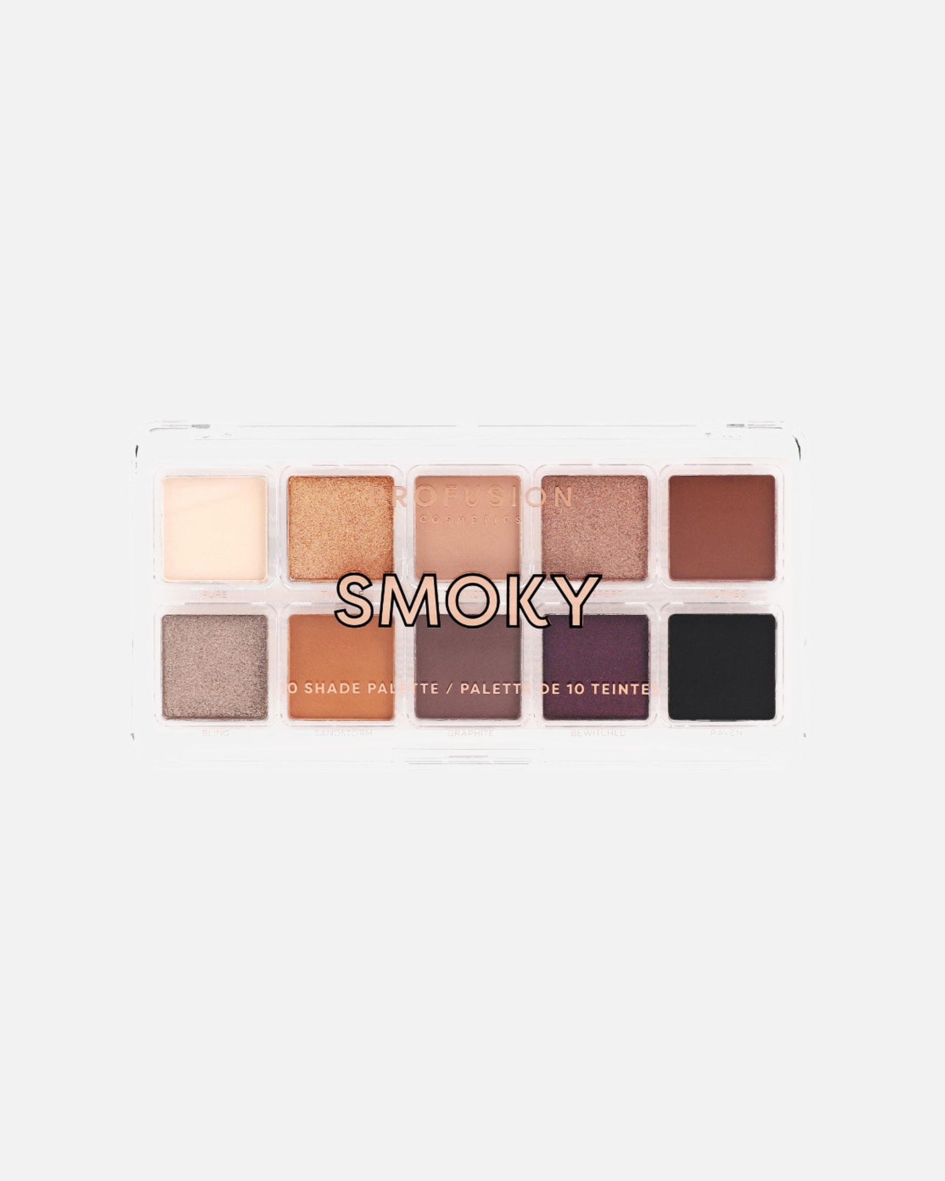 Ombre à paupières pour Unisexe Profusion Palette Yeux Smoky Mini Artistry Palette fards à paupières 10 teintes