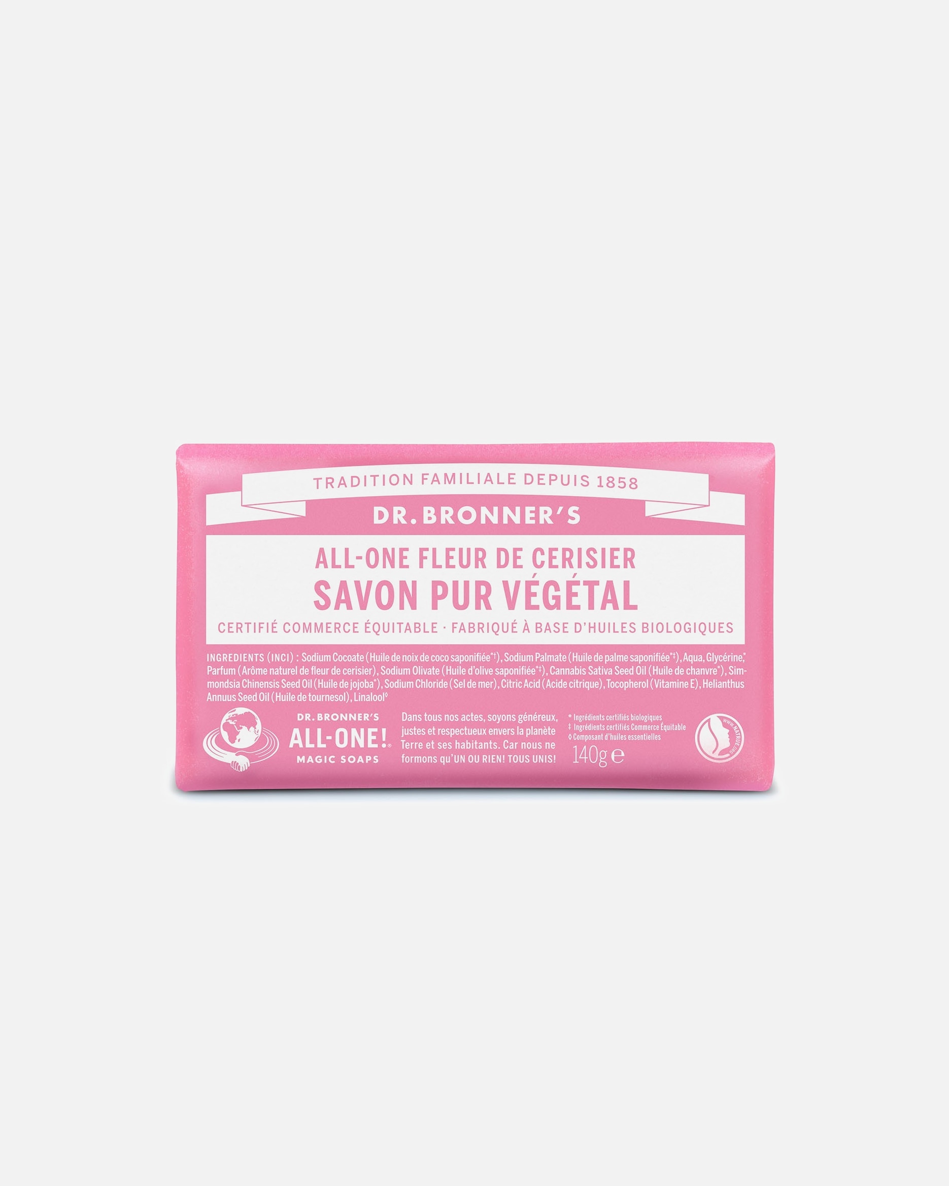 Savon pour les mains pour Unisexe Dr. Bronner's Savon liquide Fleur de Cerisier 100 g