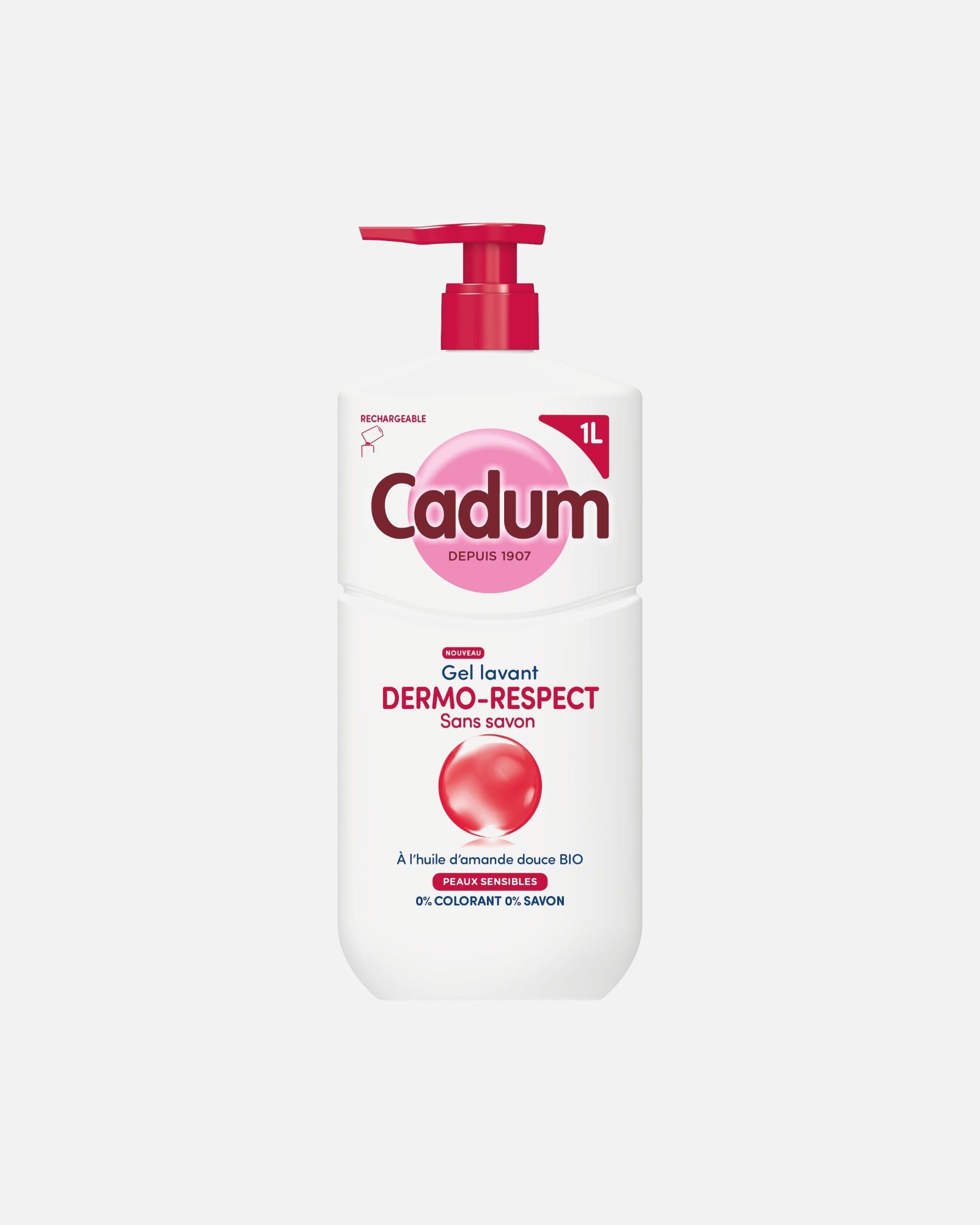 Gel douche pour Unisexe Cadum Gel lavant dermo-respect 1000 ml