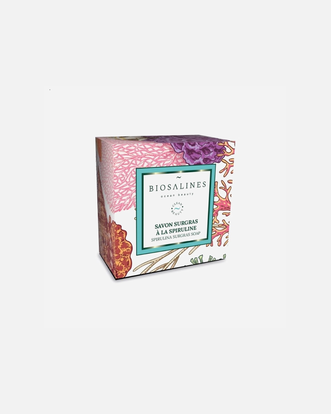 Savon pour les mains pour Unisexe BIOSALINES Default Brand Line Savon Surgras à Spiruline voyage 70 g