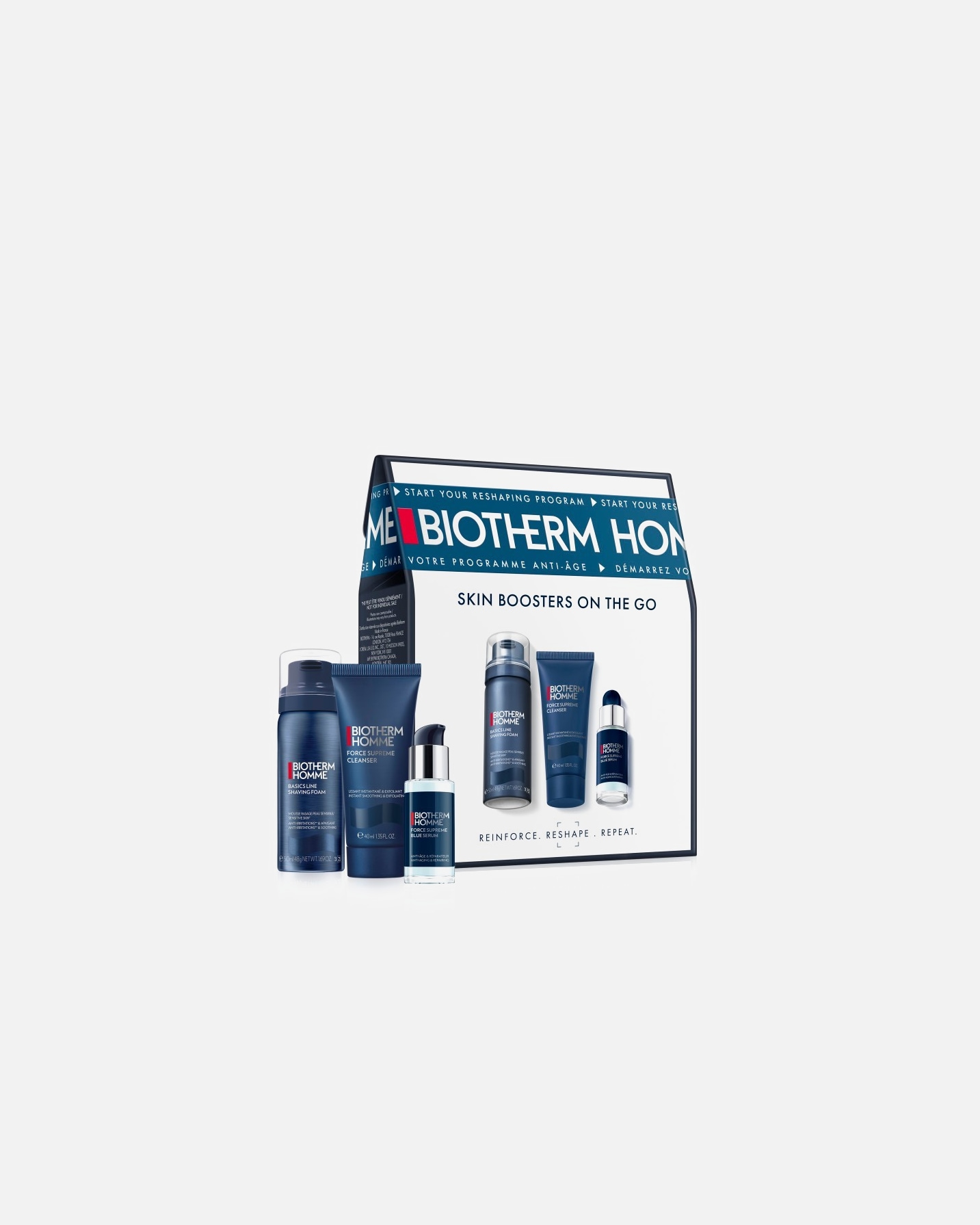 Coffret soin visage pour Homme Biotherm Homme Force Supreme Blue Serum Recruit Set 1 unité