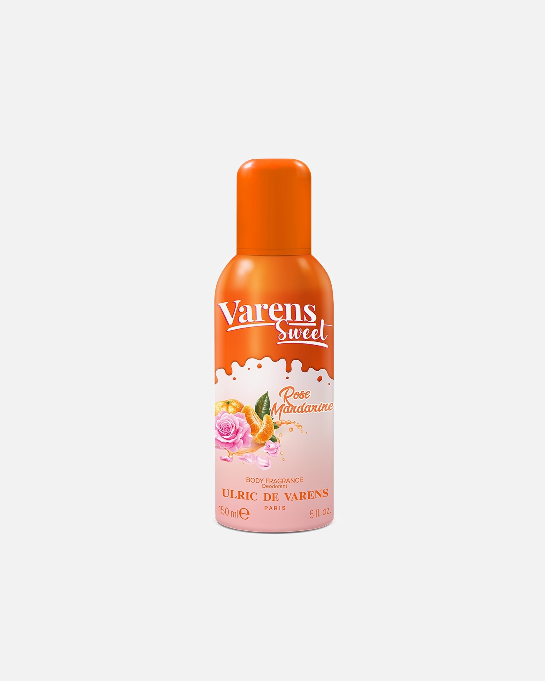 Déodorant pour Femme Ulric De Varens Sweet Rose Mandarine 150 ml