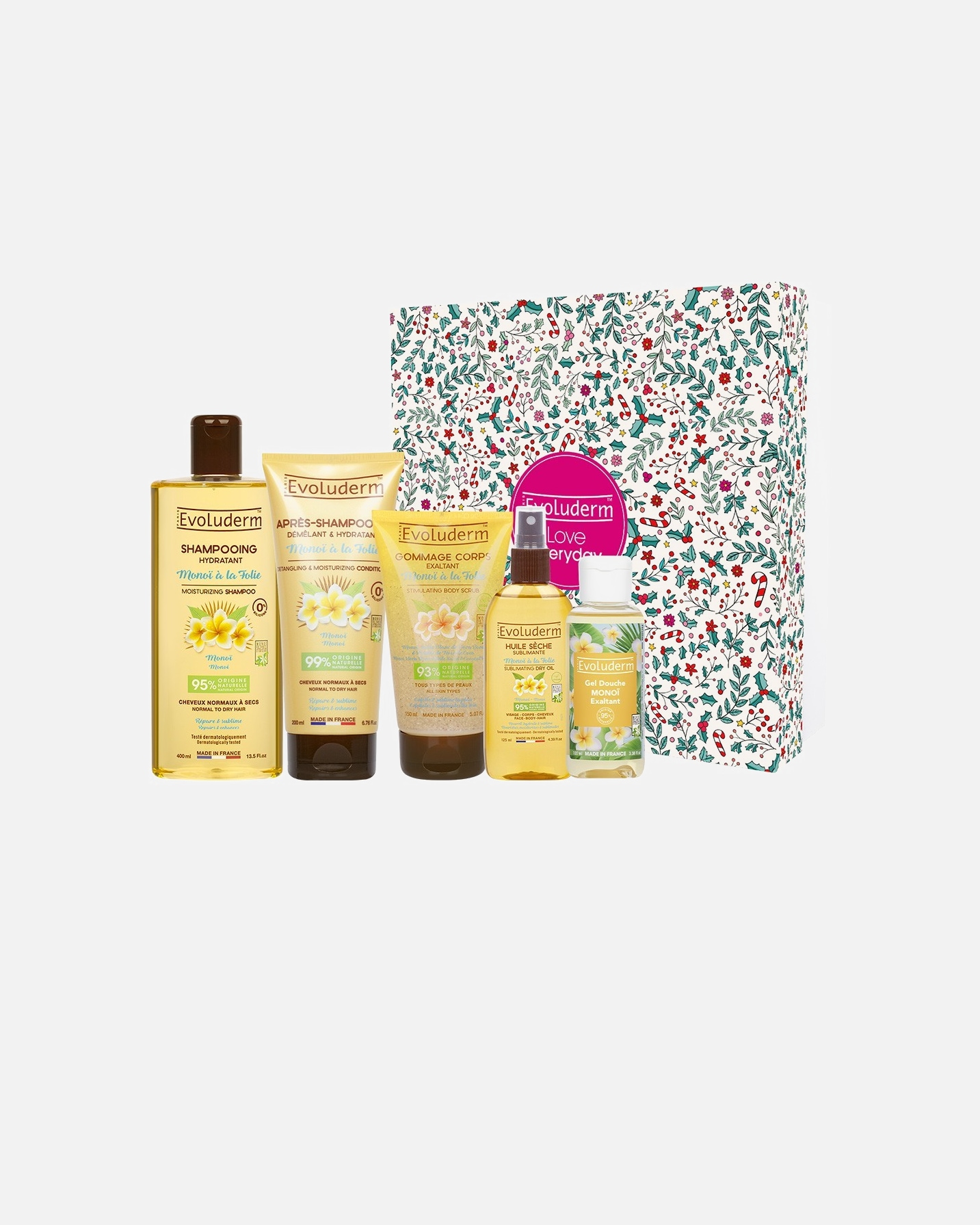 Coffret soin corps pour Unisexe Evoluderm Monoi à la Folie 1 unité