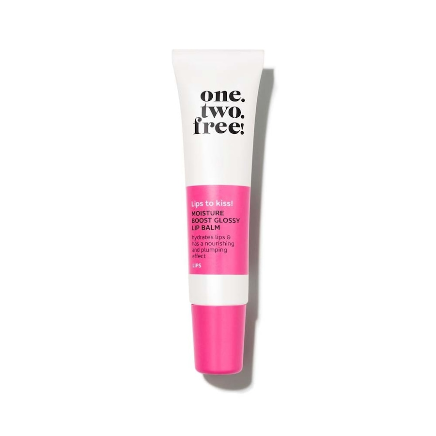 one.two.free! - Moisture Boost Glossy Lip Balm Baume à lèvres 13 g Rose unisex