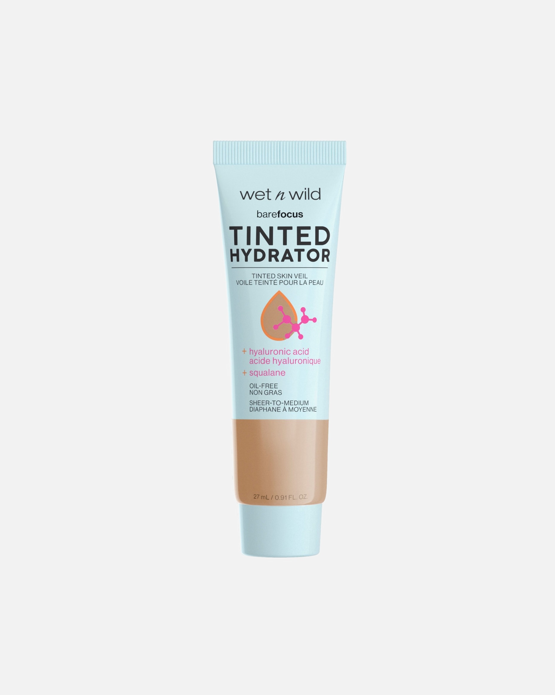 BB crème pour Unisexe wet n wild BARE FOCUS TINTED HYDRATOR - Light Moyen
