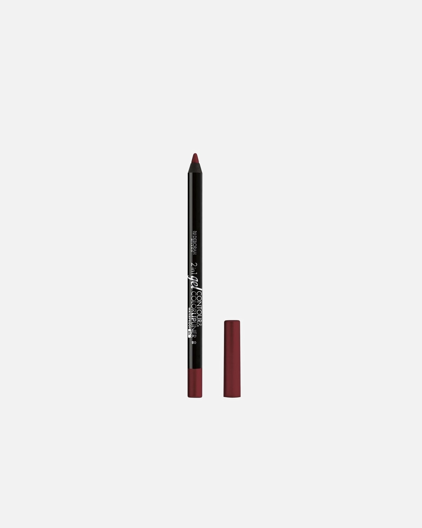 Crayon à lèvres pour Unisexe Deborah Milano 2en1 Gel Contour&Couleur 08 Deep cherry