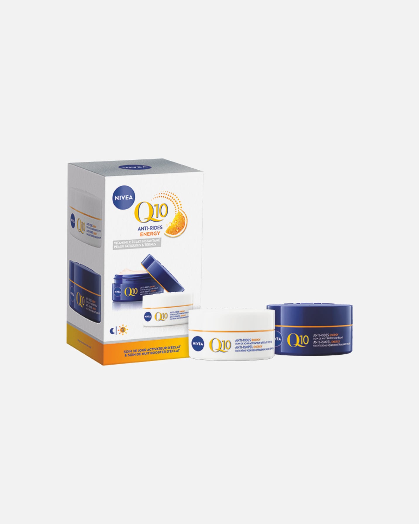 Coffret soin visage pour Femme NIVEA Q10 Soin de Jour et Soin de Nuit 1 unité