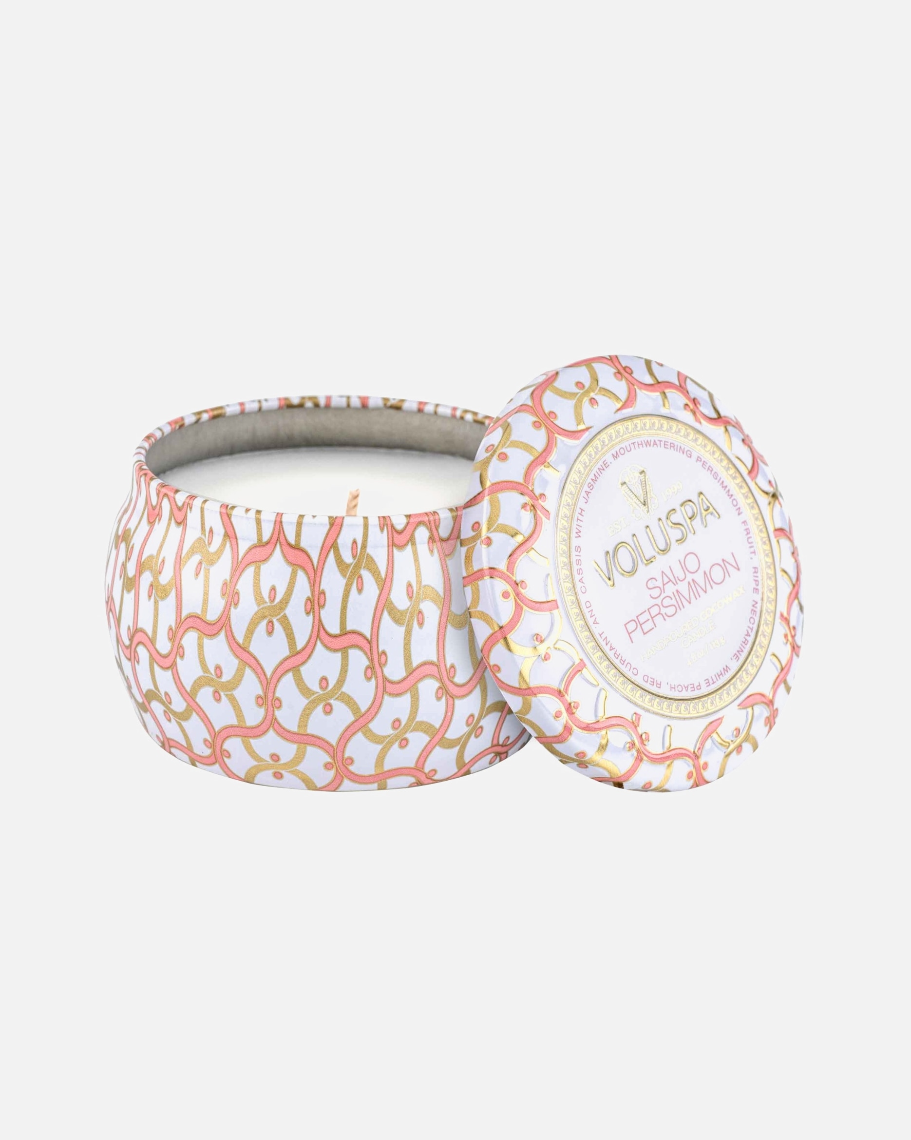 Bougie pour Unisexe VOLUSPA Mini Tin SAIJO PERSIMMON