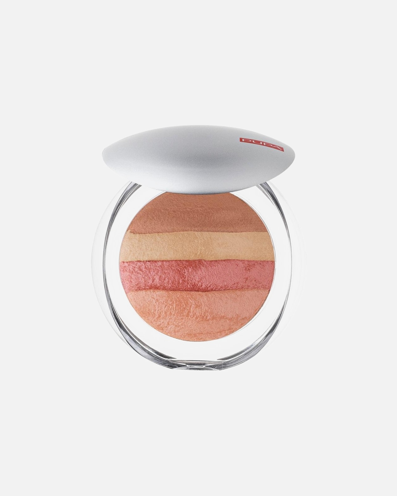 Blush pour Unisexe PUPA Milano Luminys Baked All Over Illuminating Blush-Powder CORAL S - CORAL STRIPES