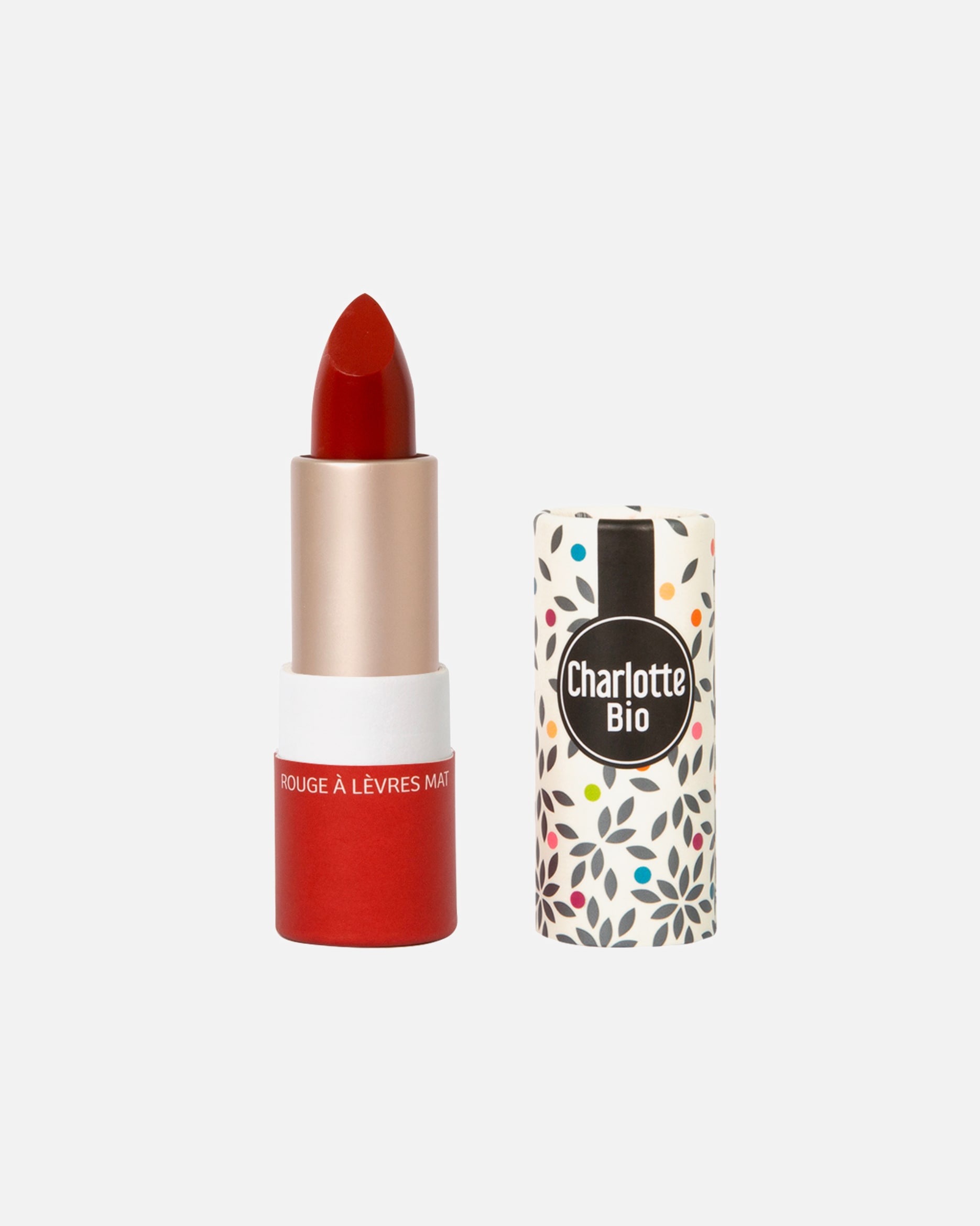 Rouge à lèvres pour Unisexe Charlotte Bio Rouge à lèvres mat Coquelicot