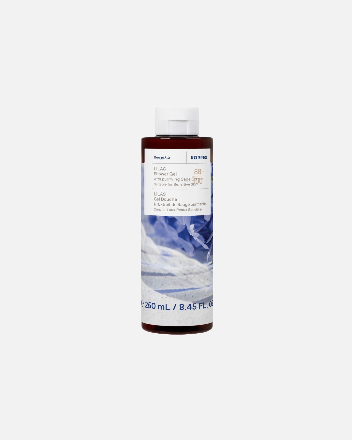 Gel douche pour Unisexe KORRES Lilas 250 ml