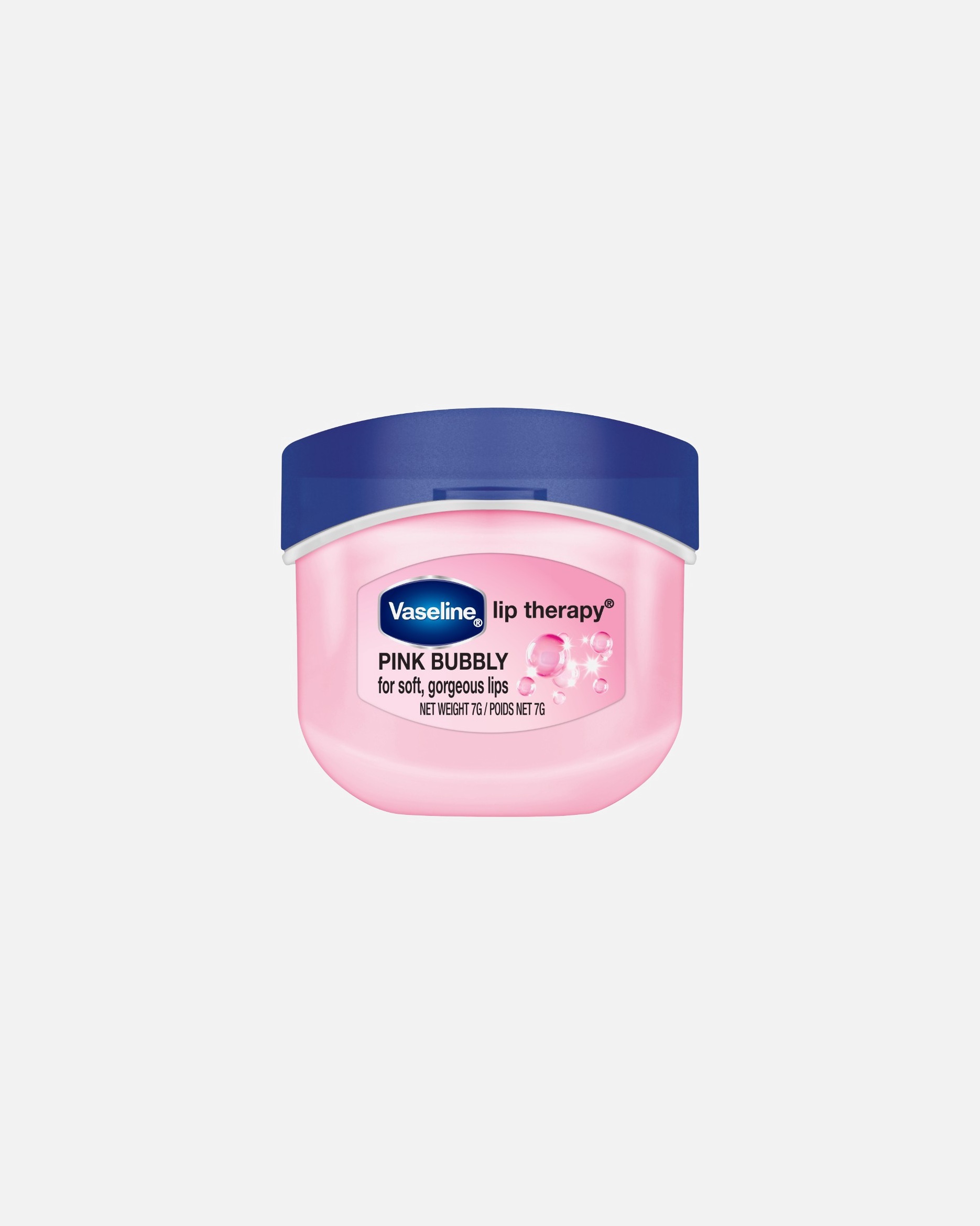 Baume à lèvres pour Unisexe Vaseline lip therapy Pink Bubbly en mini pot 7 g